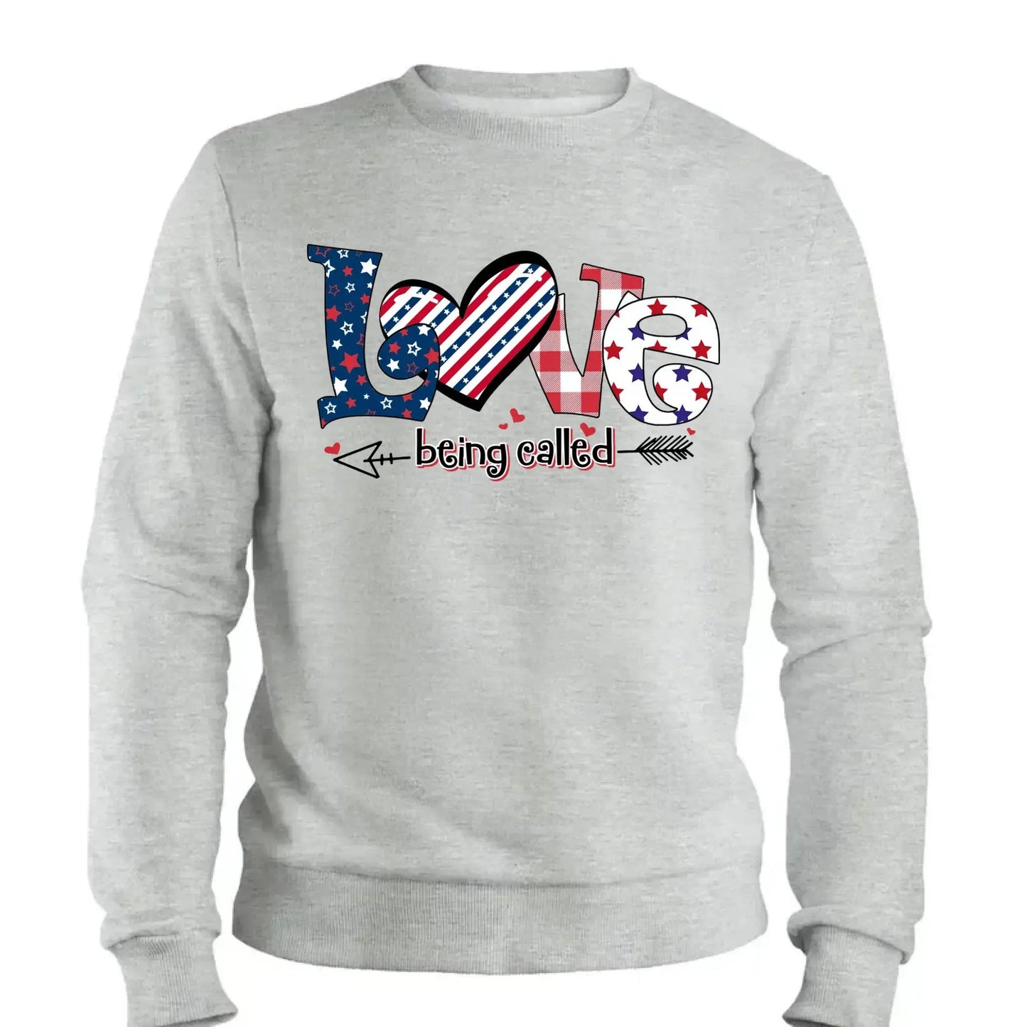 4th of July Love Being Called Grandma Shirt – Personalized Patriotic T-Shirt Gift for Grandma, Nana, Mimi, Gigi, Mom Ezcustomize