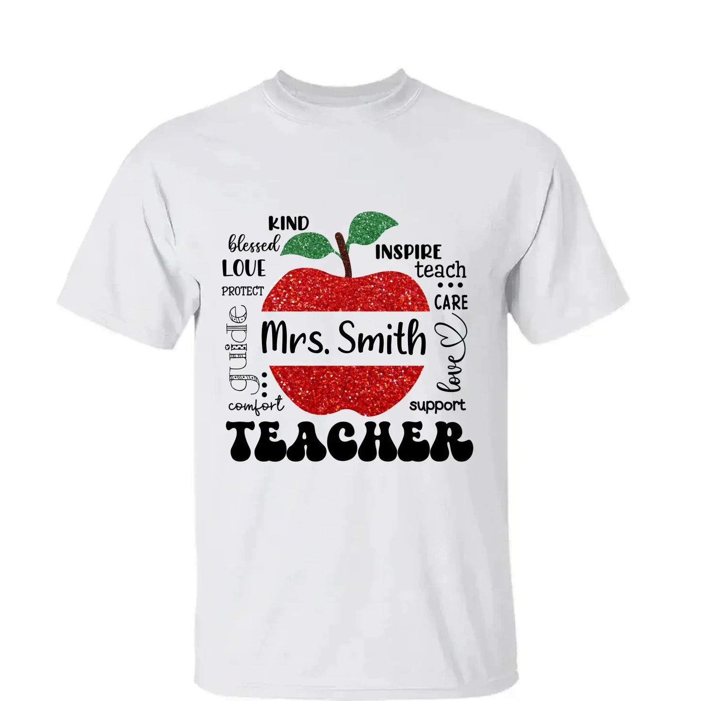 Blessed To Be Called Teacher Typography Boho - Personalized T-shirt, Back To School Gift For Teacher From Student Ezcustomize