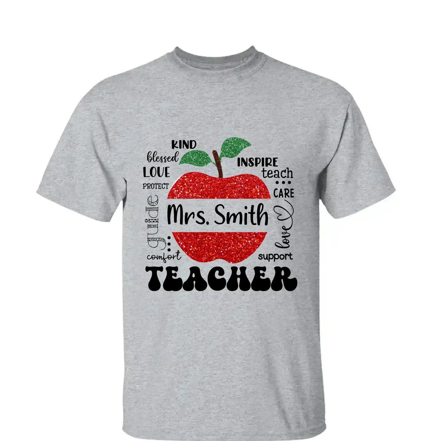 Blessed To Be Called Teacher Typography Boho - Personalized T-shirt, Back To School Gift For Teacher From Student Ezcustomize