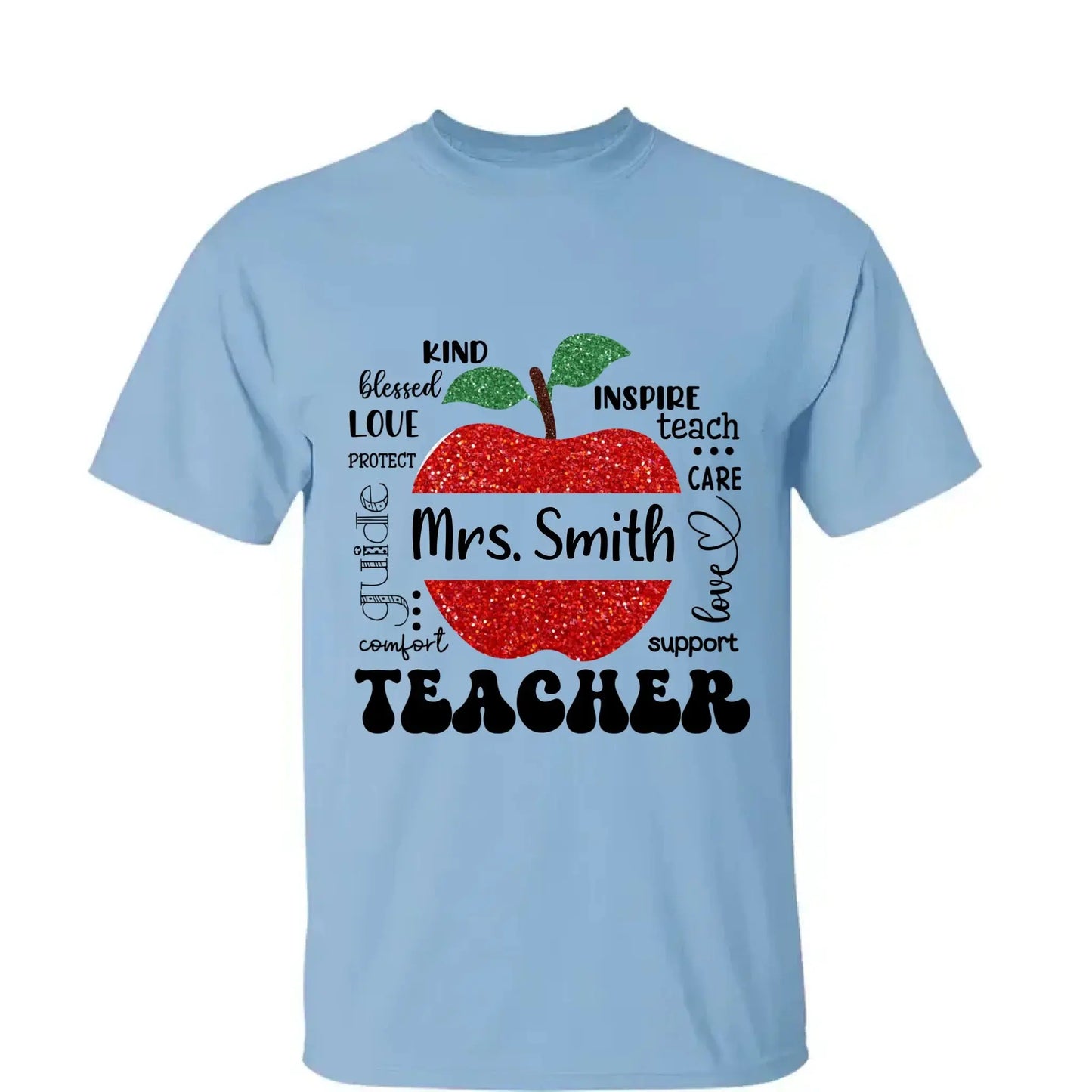 Blessed To Be Called Teacher Typography Boho - Personalized T-shirt, Back To School Gift For Teacher From Student Ezcustomize