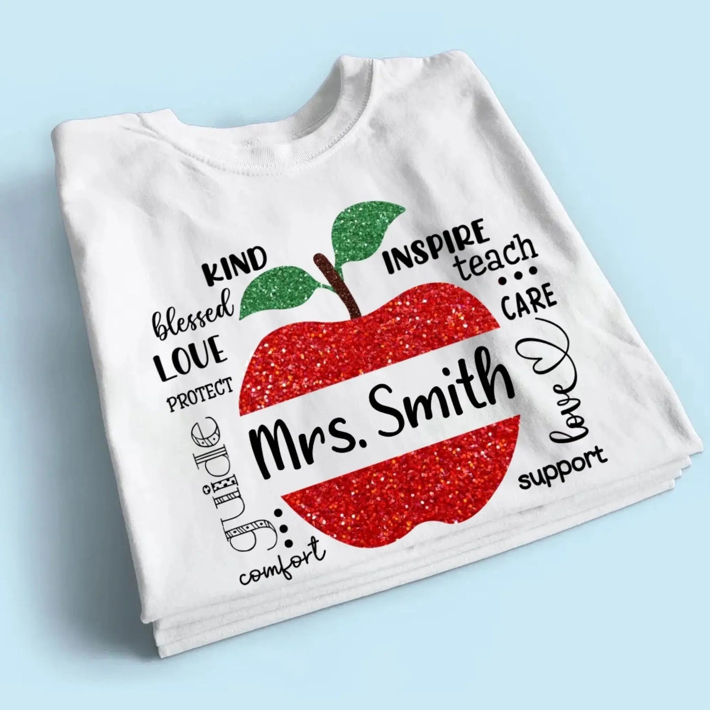 Blessed To Be Called Teacher Typography Boho - Personalized T-shirt, Back To School Gift For Teacher From Student Ezcustomize