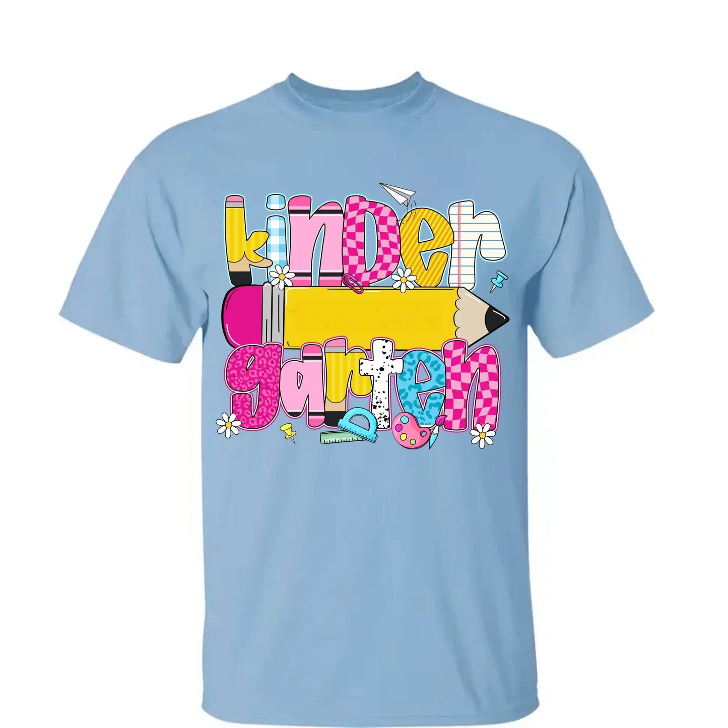 Retro Coquette Pencil Back to School Shirt – Personalized T-shirt/Sweater/Hoodie - 1st Day Outfit for Teachers Ezcustomize