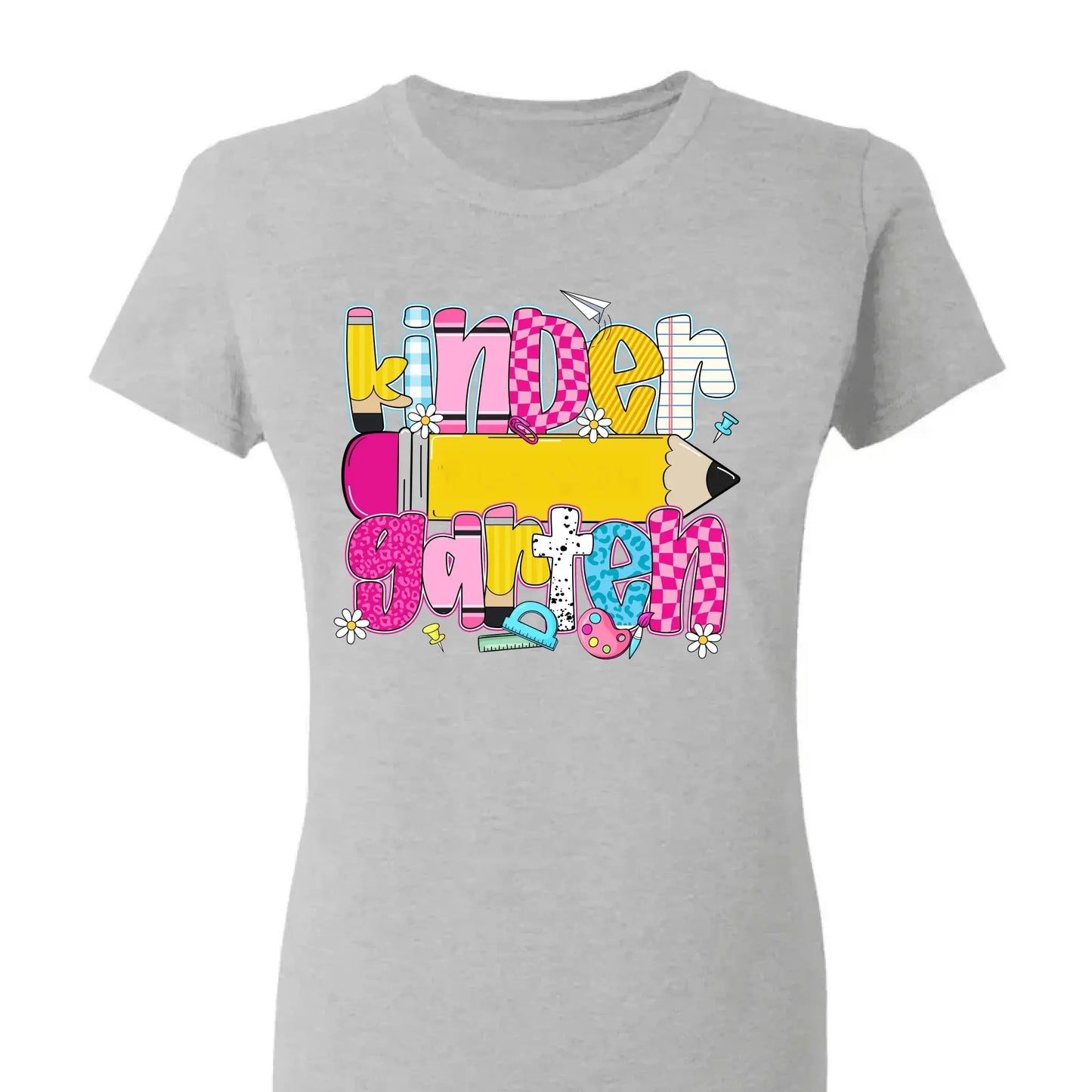 Retro Coquette Pencil Back to School Shirt – Personalized T-shirt/Sweater/Hoodie - 1st Day Outfit for Teachers Ezcustomize