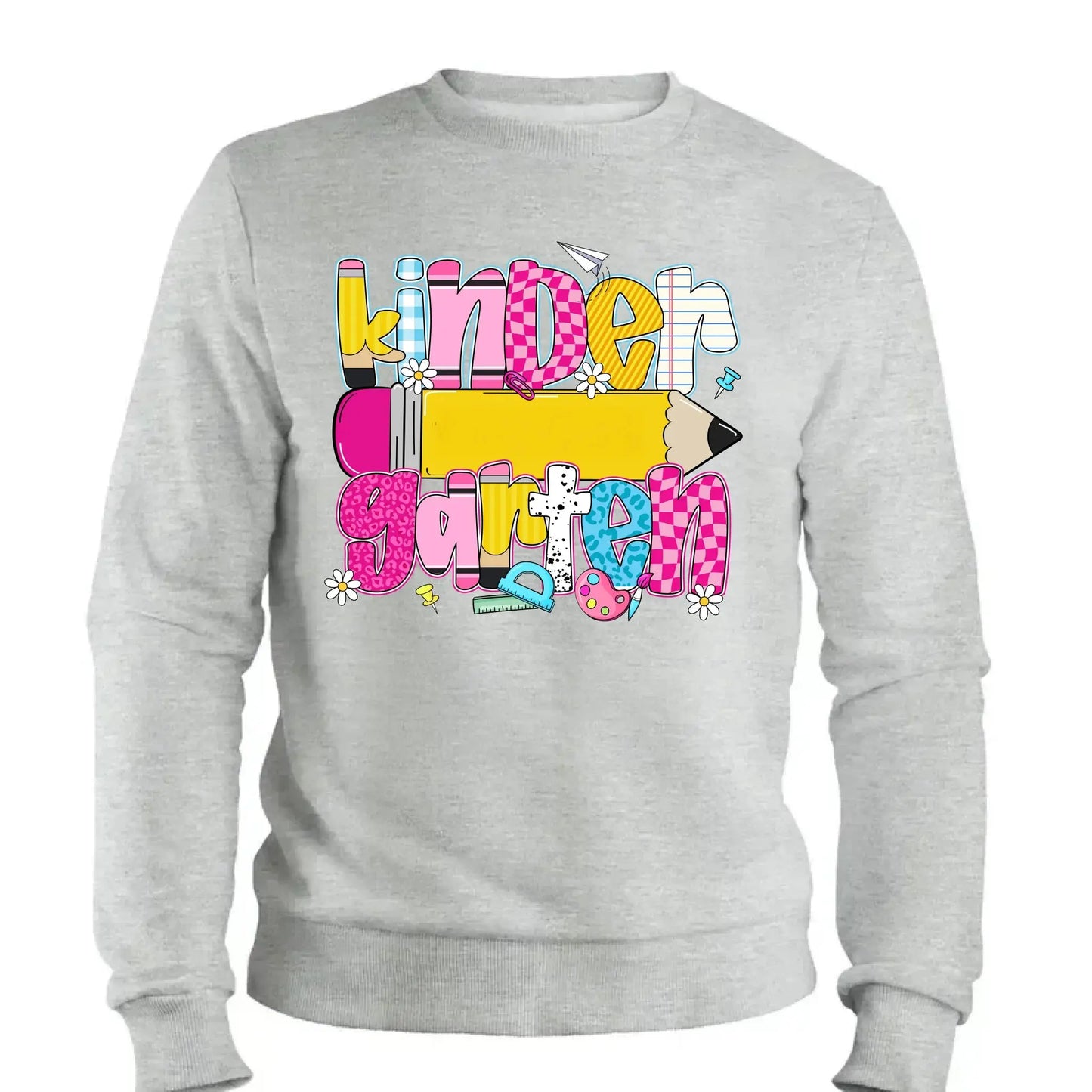 Retro Coquette Pencil Back to School Shirt – Personalized T-shirt/Sweater/Hoodie - 1st Day Outfit for Teachers Ezcustomize