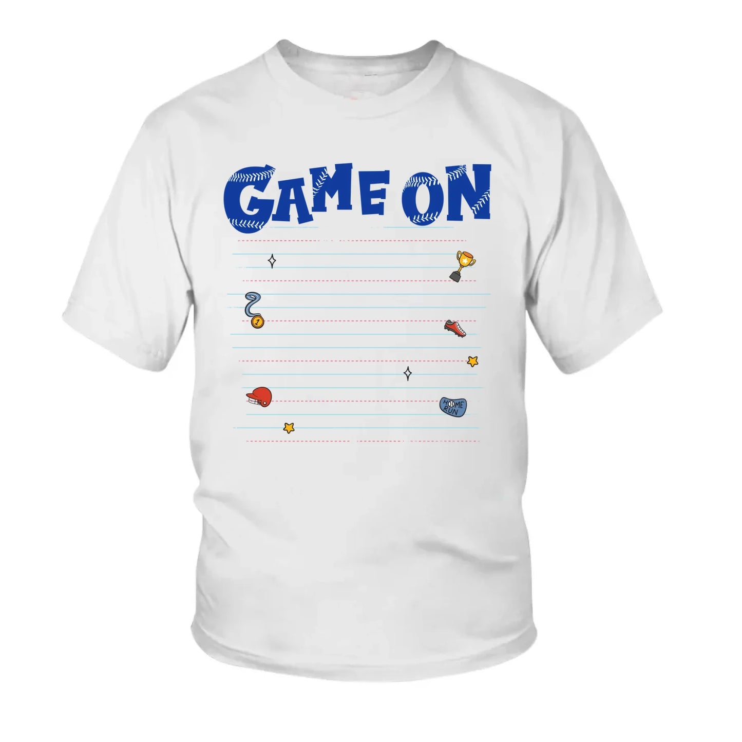 white youth shirt