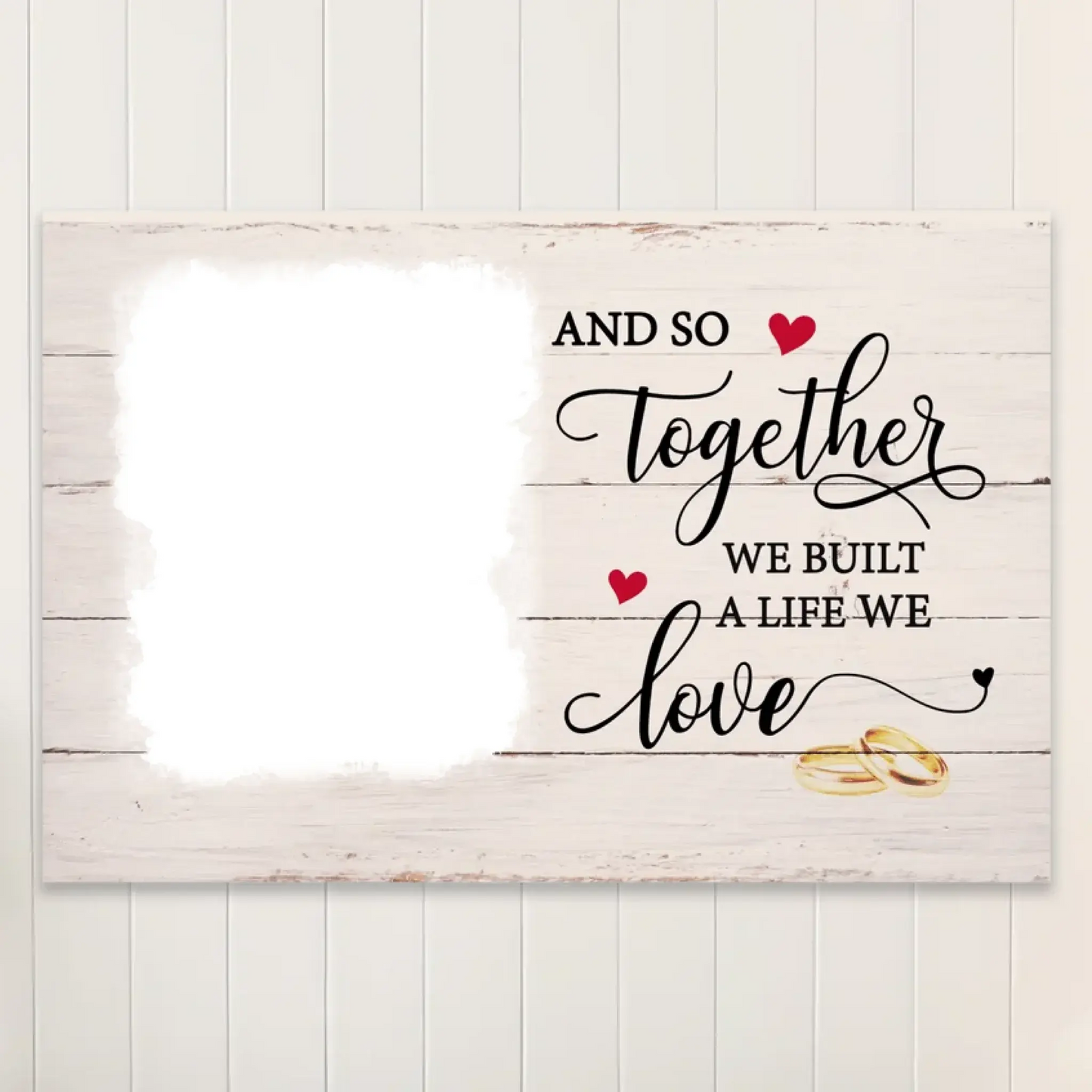 A Life We Love - Personalized Custom Photo Canvas - Gifts for couples Ezcustomize