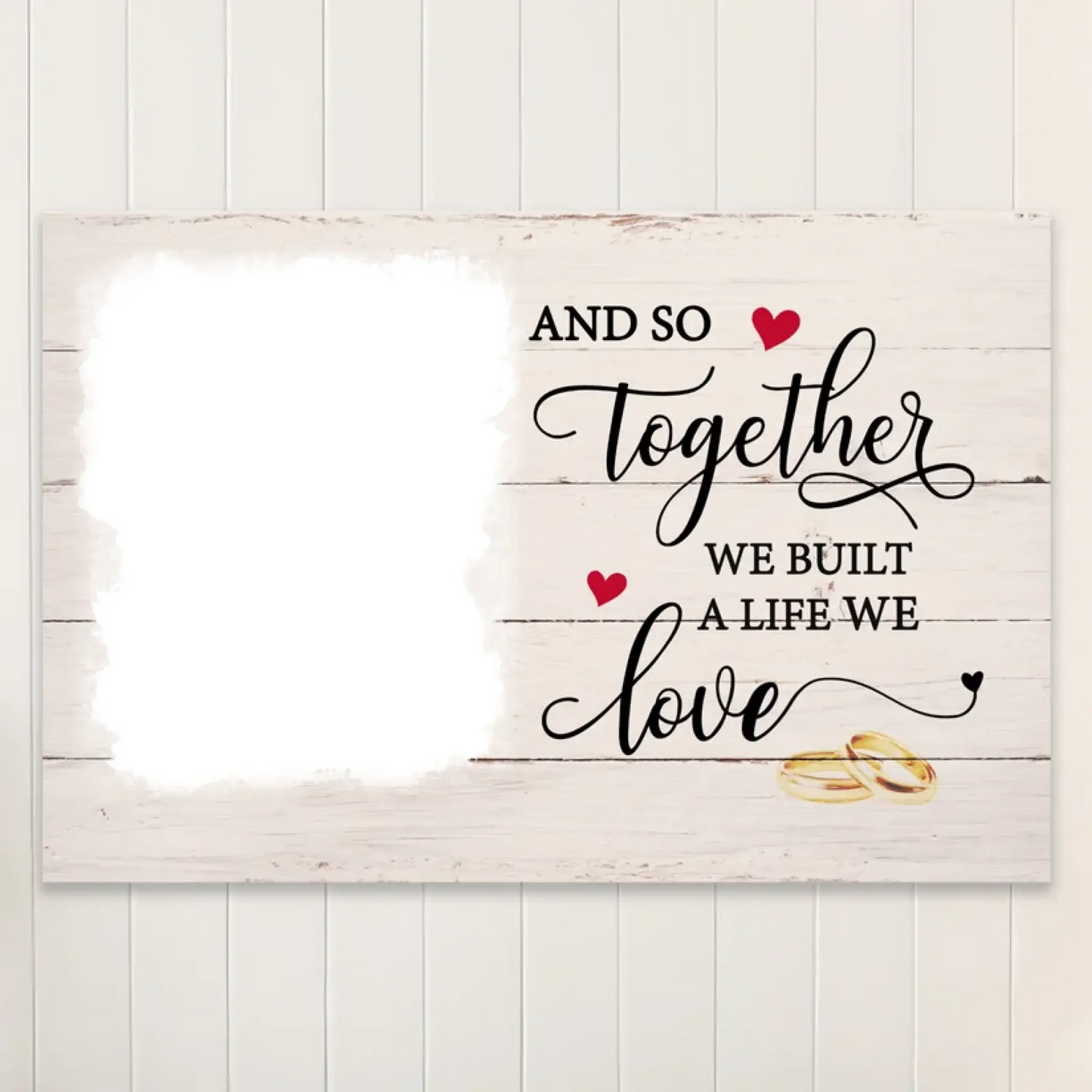 A Life We Love - Personalized Custom Photo Canvas - Gifts for couples Ezcustomize