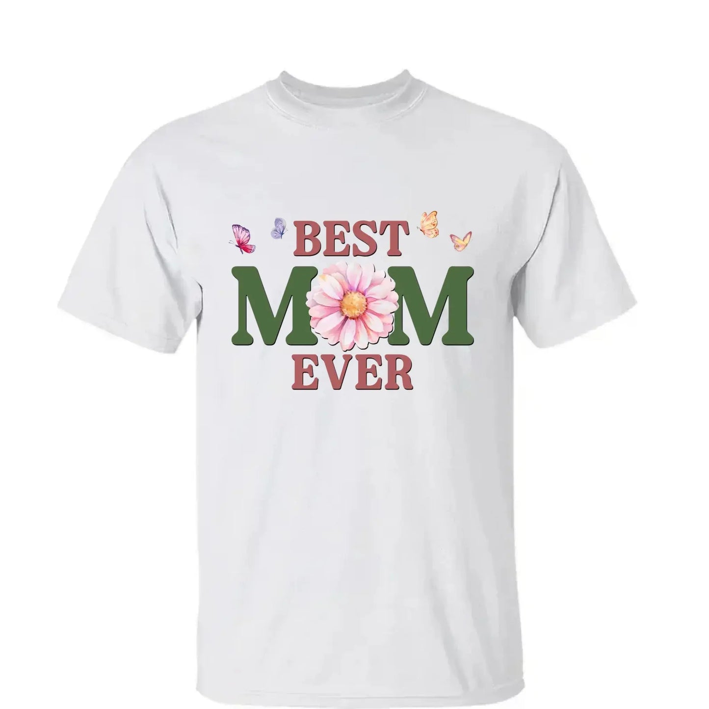 A Mom Blooms Like a Butterfly – Personalized Custom Shirt, Beautiful Gift for Mom on Mother’s Day or Birthday Ezcustomize