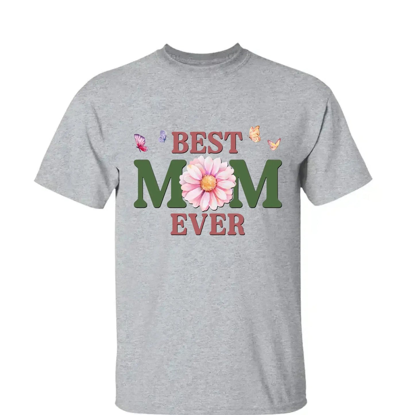 A Mom Blooms Like a Butterfly – Personalized Custom Shirt, Beautiful Gift for Mom on Mother’s Day or Birthday Ezcustomize