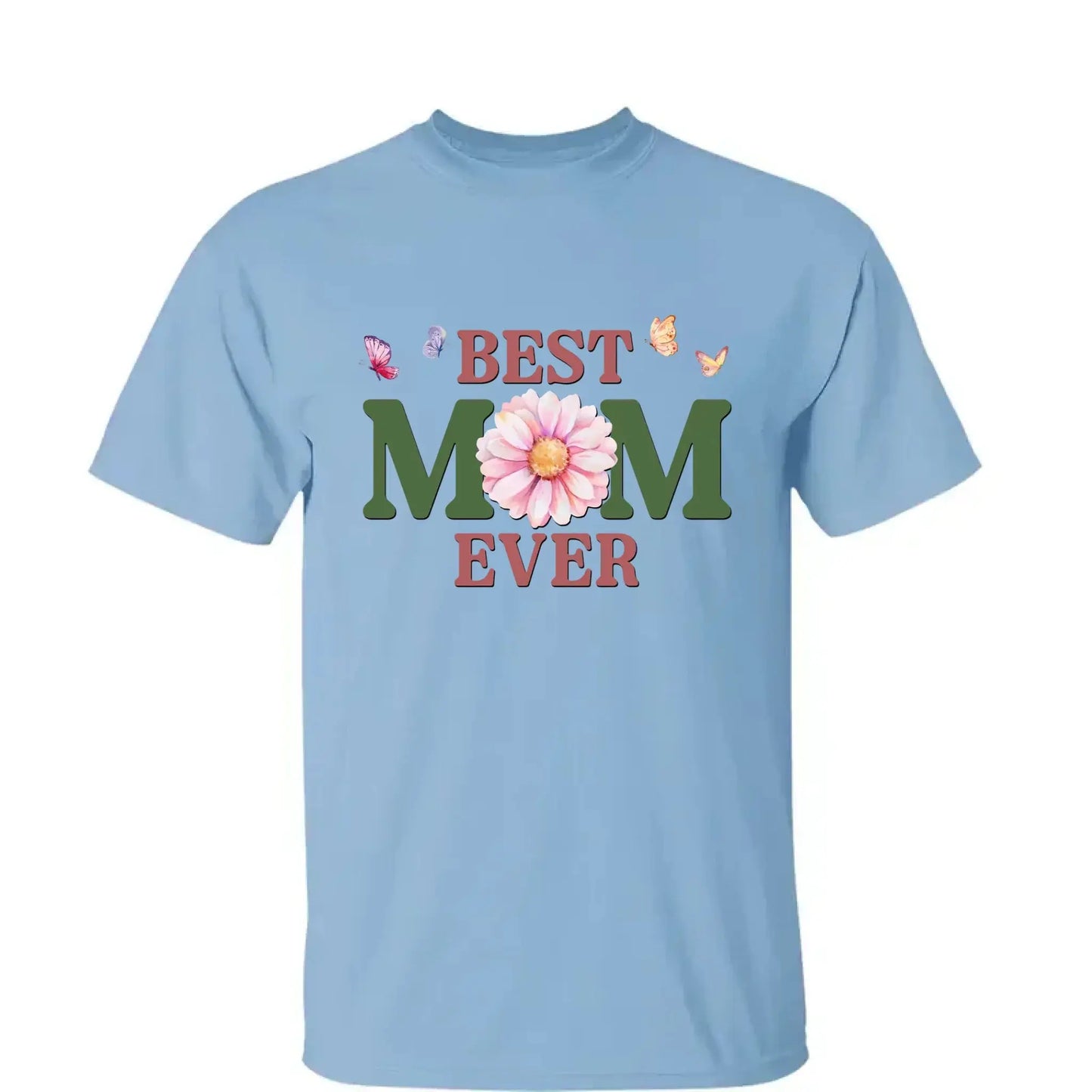 A Mom Blooms Like a Butterfly – Personalized Custom Shirt, Beautiful Gift for Mom on Mother’s Day or Birthday Ezcustomize
