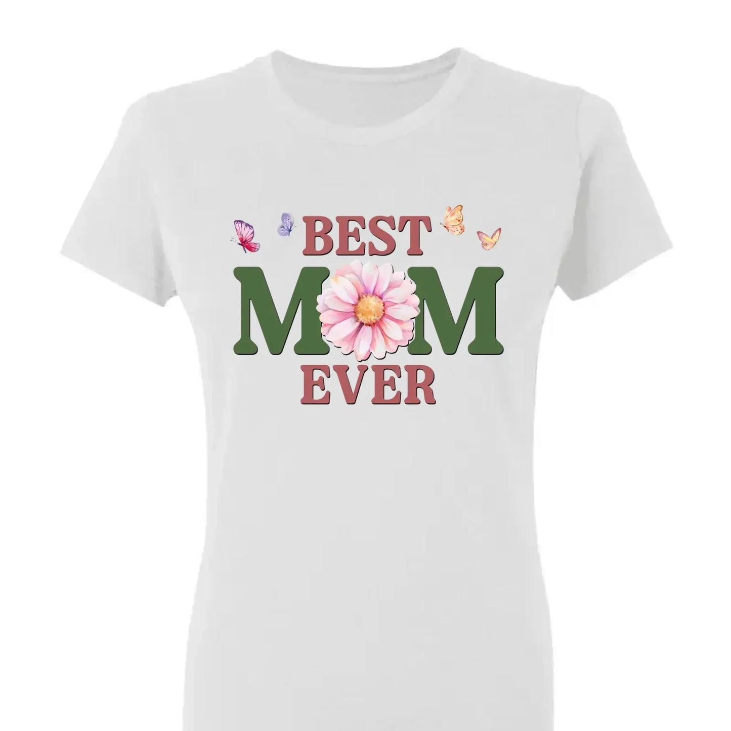 A Mom Blooms Like a Butterfly – Personalized Custom Shirt, Beautiful Gift for Mom on Mother’s Day or Birthday Ezcustomize