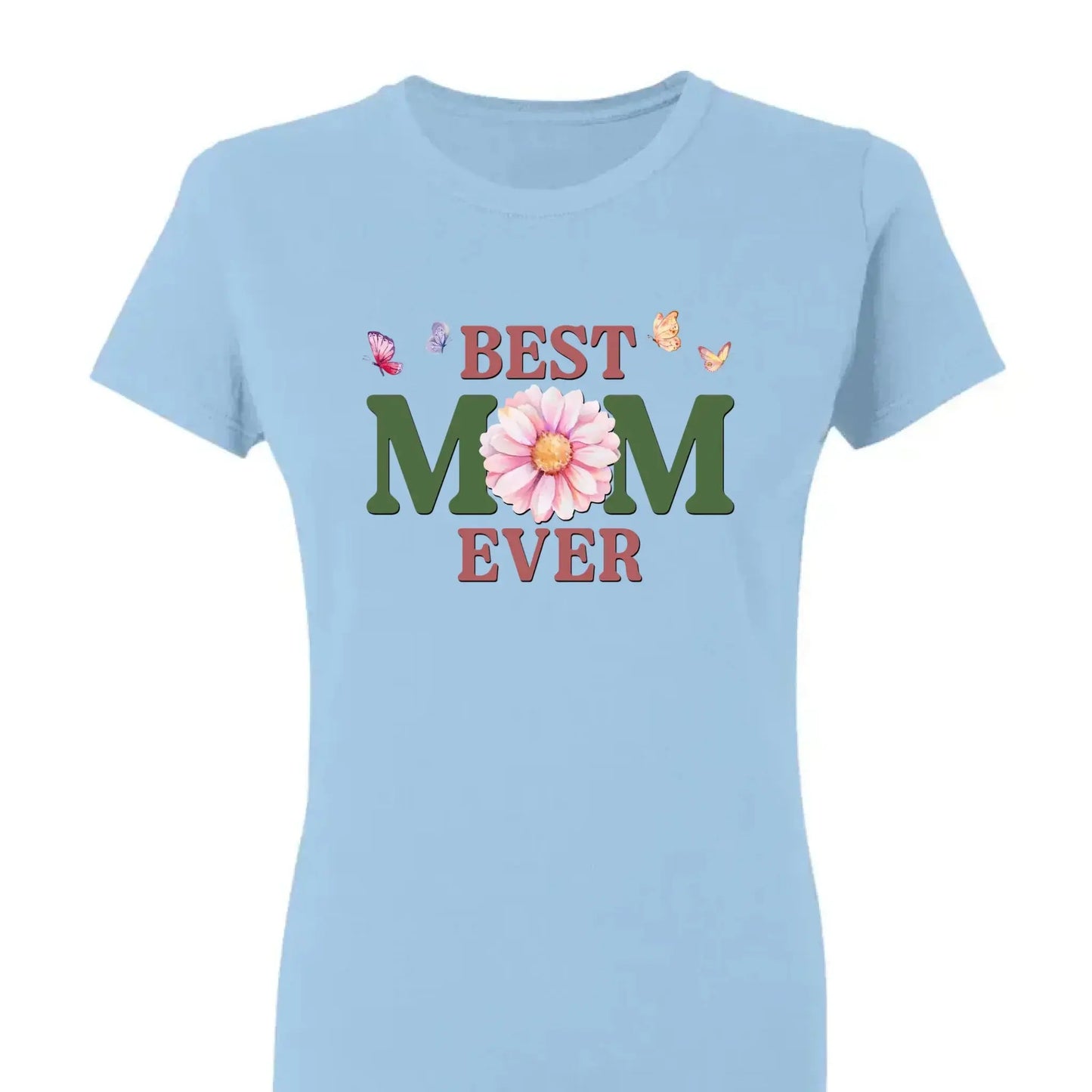 A Mom Blooms Like a Butterfly – Personalized Custom Shirt, Beautiful Gift for Mom on Mother’s Day or Birthday Ezcustomize