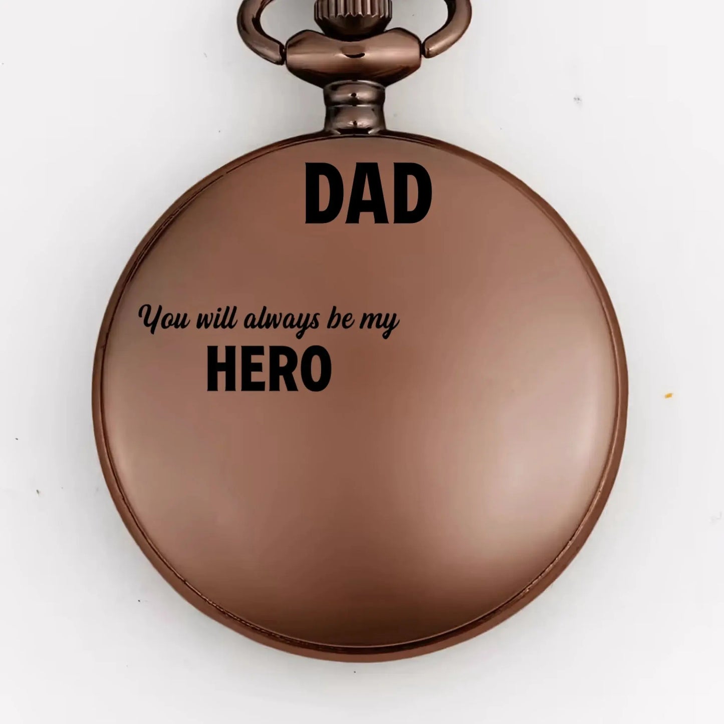 Always Be Your Little Girl – Personalized Pocket Watch – Heartfelt Gift for Dad Ezcustomize