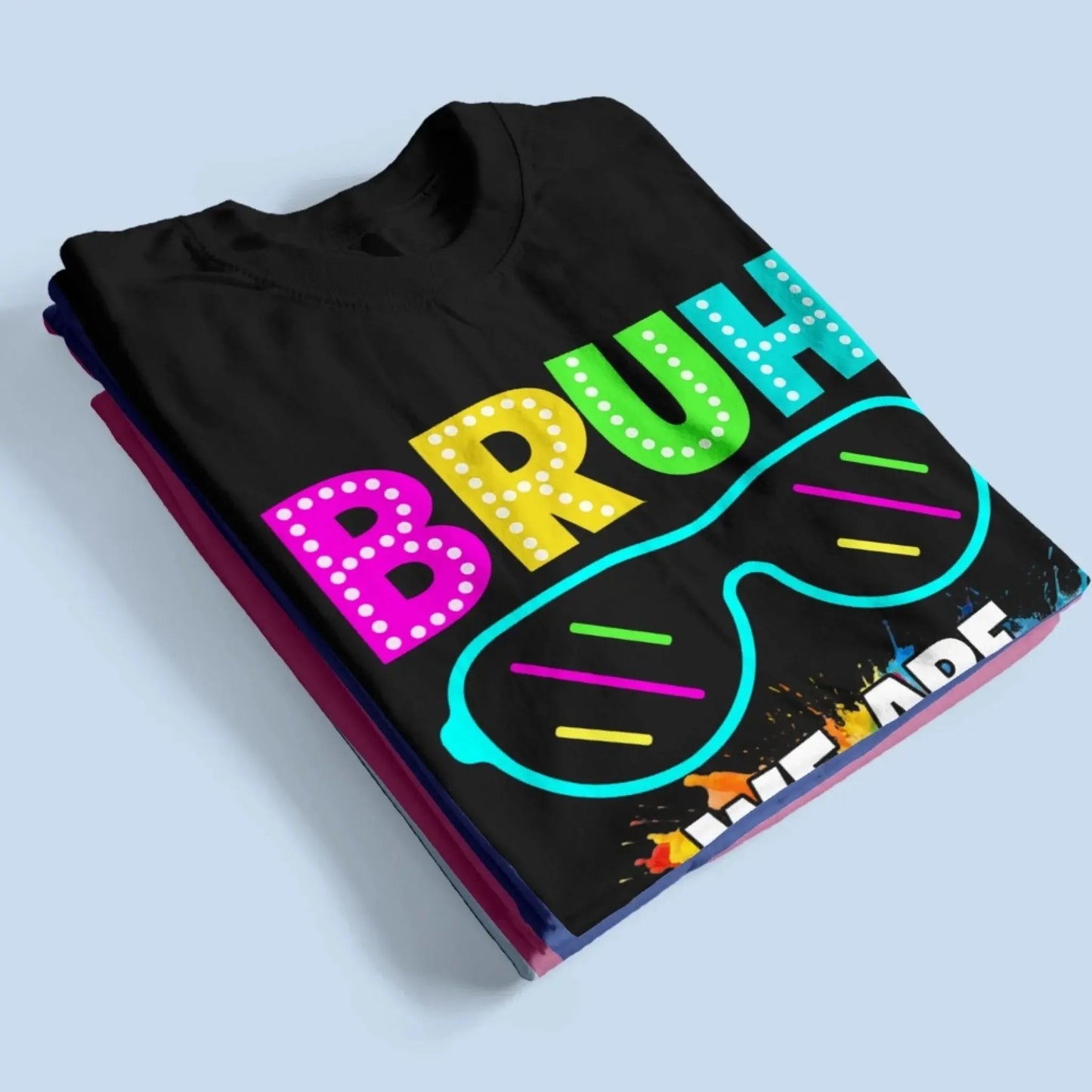 BRUH We Are Glowing To School Shirt – Personalized Back To School T-Shirt for Teachers & Students - Squad Shirt Ezcustomize