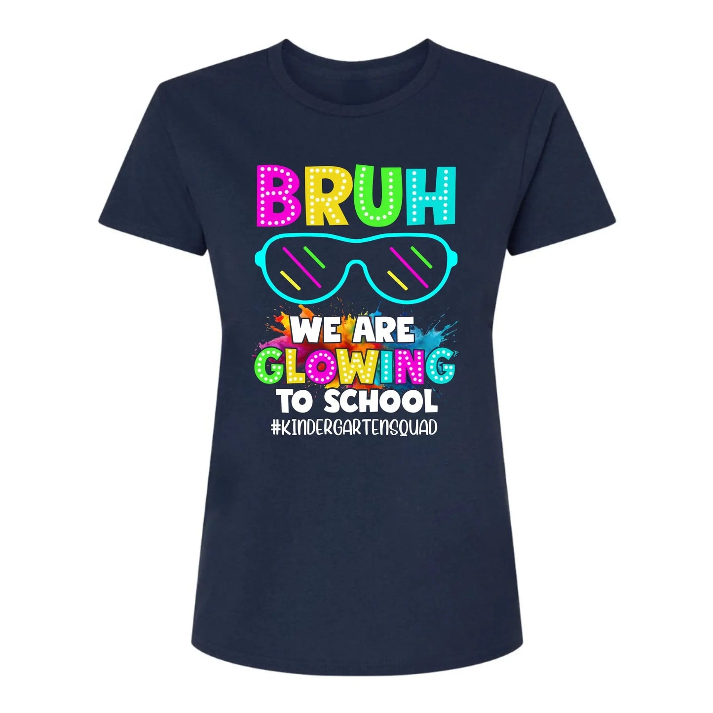 BRUH We Are Glowing To School Shirt – Personalized Back To School T-Shirt for Teachers & Students - Squad Shirt Ezcustomize