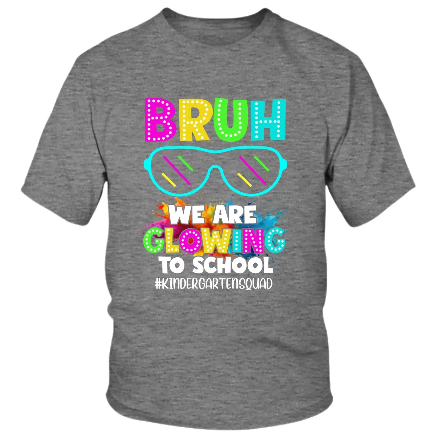 BRUH We Are Glowing To School Shirt – Personalized Back To School T-Shirt for Teachers & Students - Squad Shirt Ezcustomize