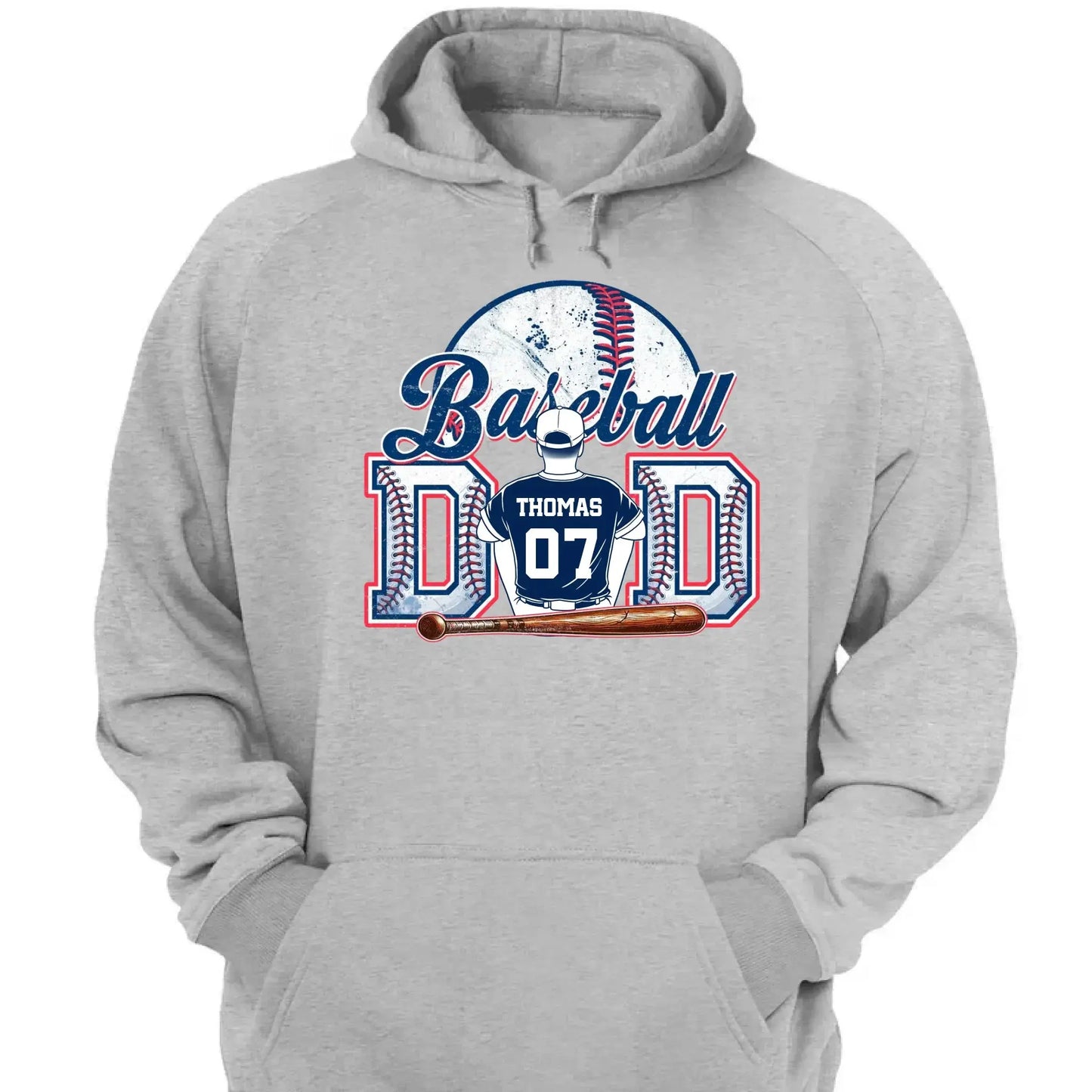 Baseball Dad & Kids Retro Shirt – Personalized T-Shirt – Custom Father’s Day Gift for Proud Baseball Dads Ezcustomize