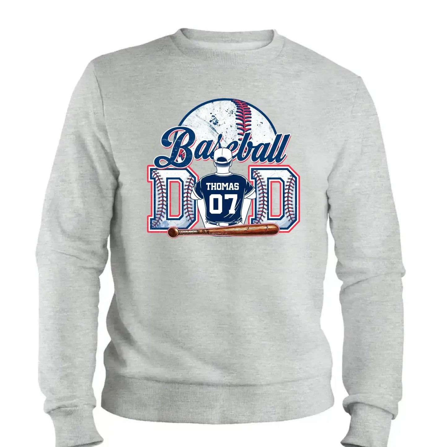 Baseball Dad & Kids Retro Shirt – Personalized T-Shirt – Custom Father’s Day Gift for Proud Baseball Dads Ezcustomize