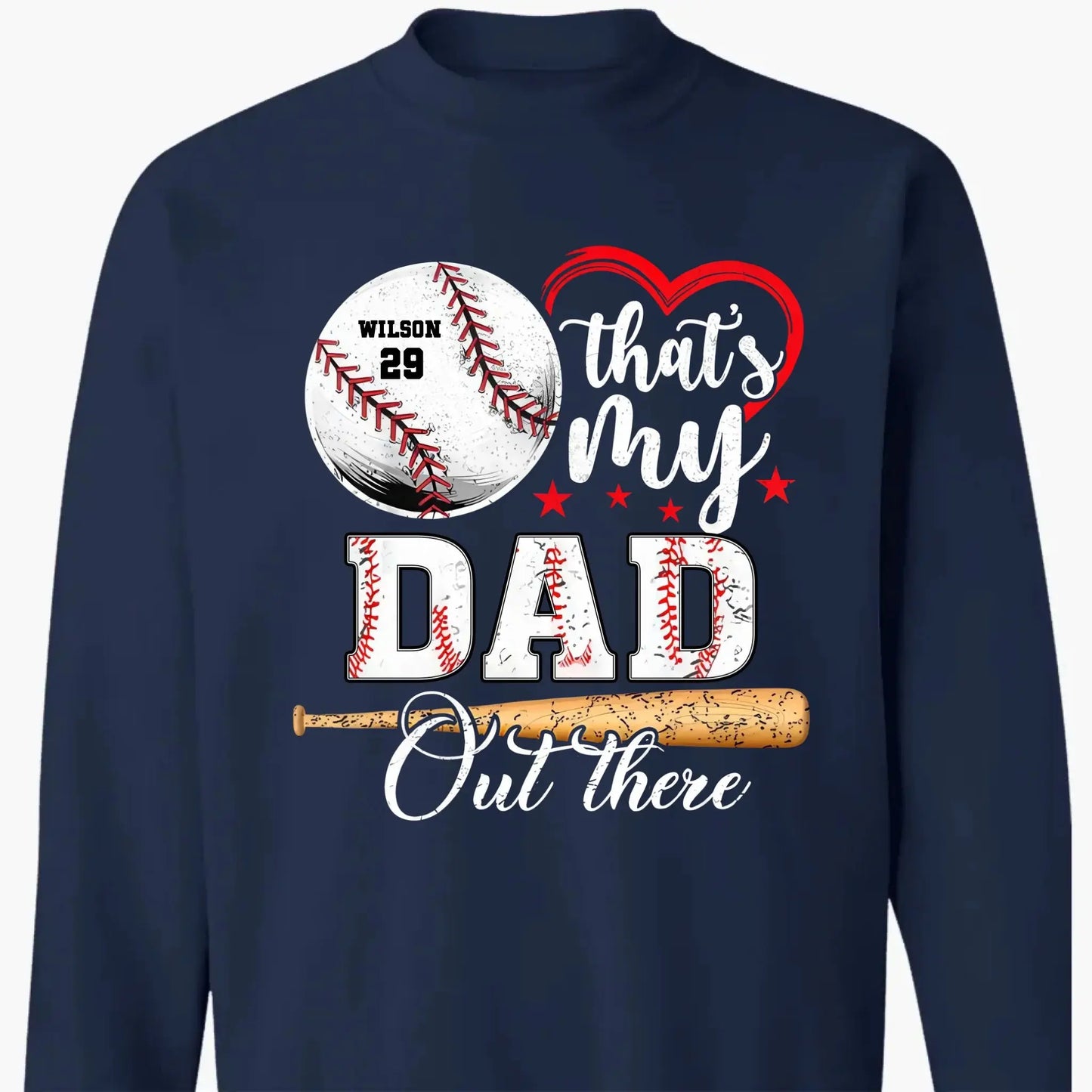 Baseball Fan That's My Grandson Out There - Personalized T-Shirt, Sport Gift For Family, Sport Fan Ezcustomize