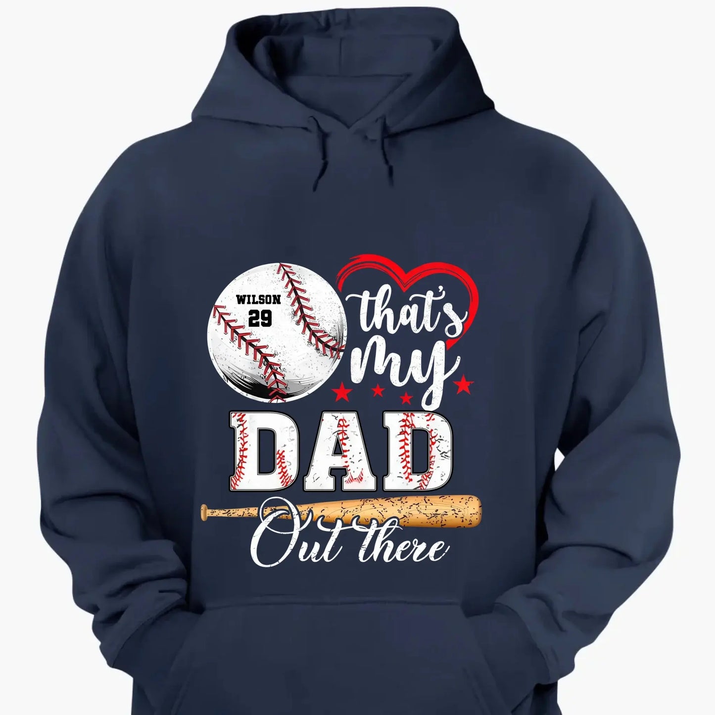 Baseball Fan That's My Grandson Out There - Personalized T-Shirt, Sport Gift For Family, Sport Fan Ezcustomize