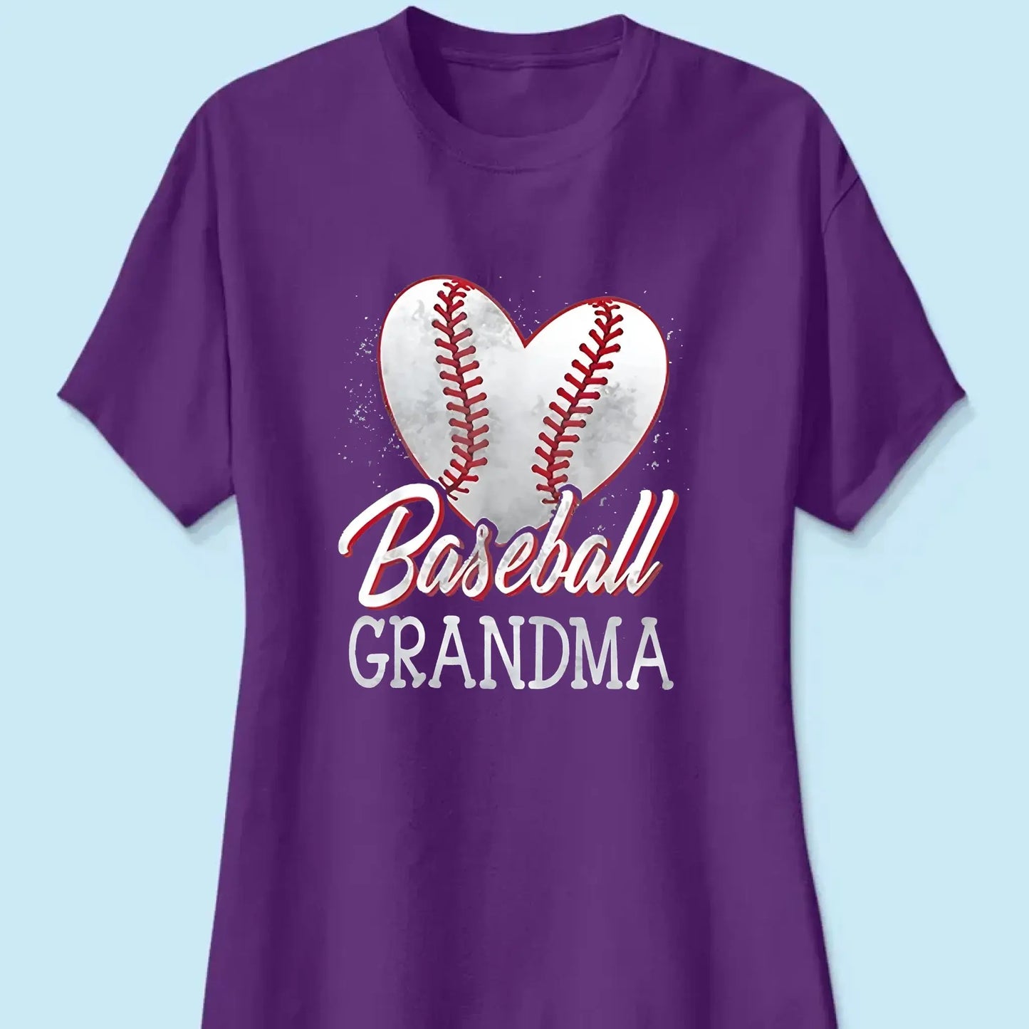Baseball Grandma Heart Shirt – Personalized T-Shirt – Custom Gift for Proud Sports Grandmas with Kids’ Names Ezcustomize