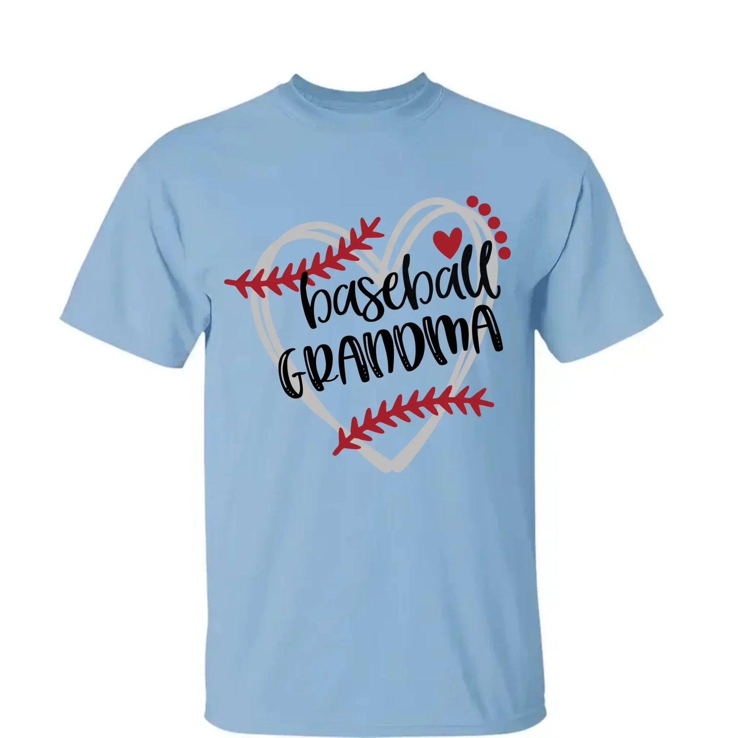 Baseball Grandma Shirt – Personalized Sports T-Shirt Gift for Nana, Mimi, Mom or Wife Who Loves Baseball or Softball Ezcustomize