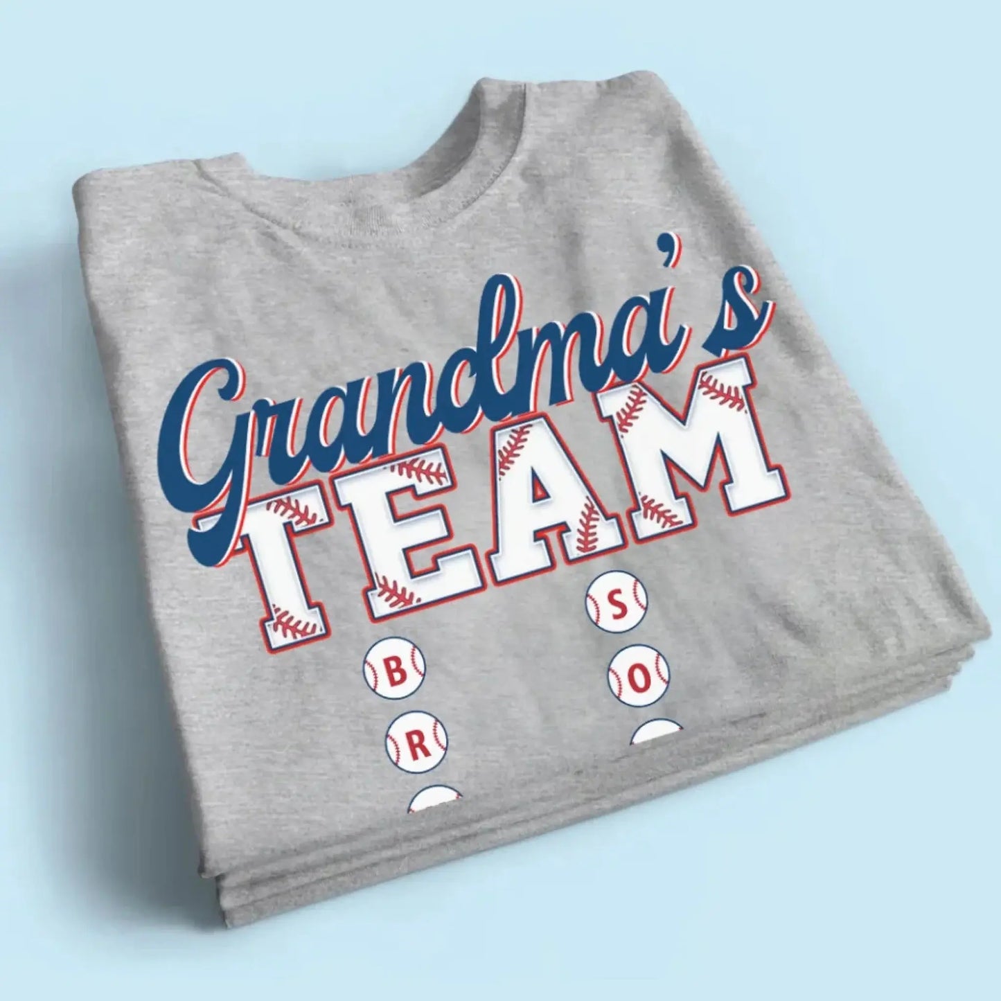 Baseball Grandma's Team Crossword Puzzle Art – Personalized Shirt, Custom Gift for Proud Baseball Grandmas Ezcustomize