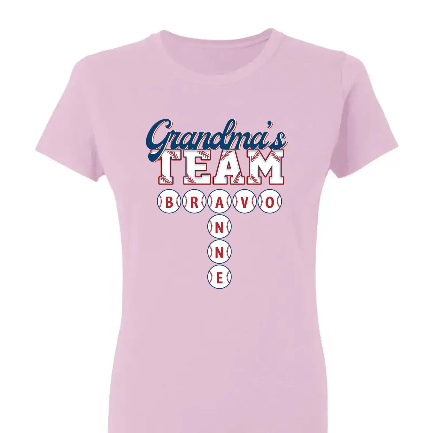 Baseball Grandma's Team Crossword Puzzle Art – Personalized Shirt, Custom Gift for Proud Baseball Grandmas Ezcustomize
