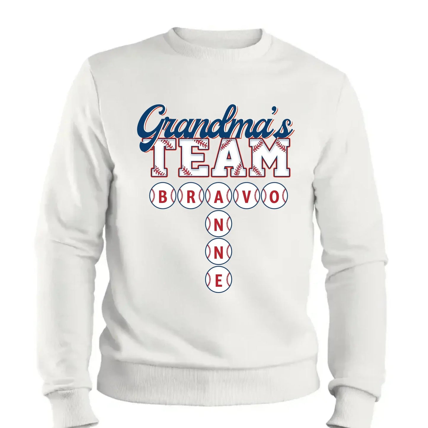 Baseball Grandma's Team Crossword Puzzle Art – Personalized Shirt, Custom Gift for Proud Baseball Grandmas Ezcustomize