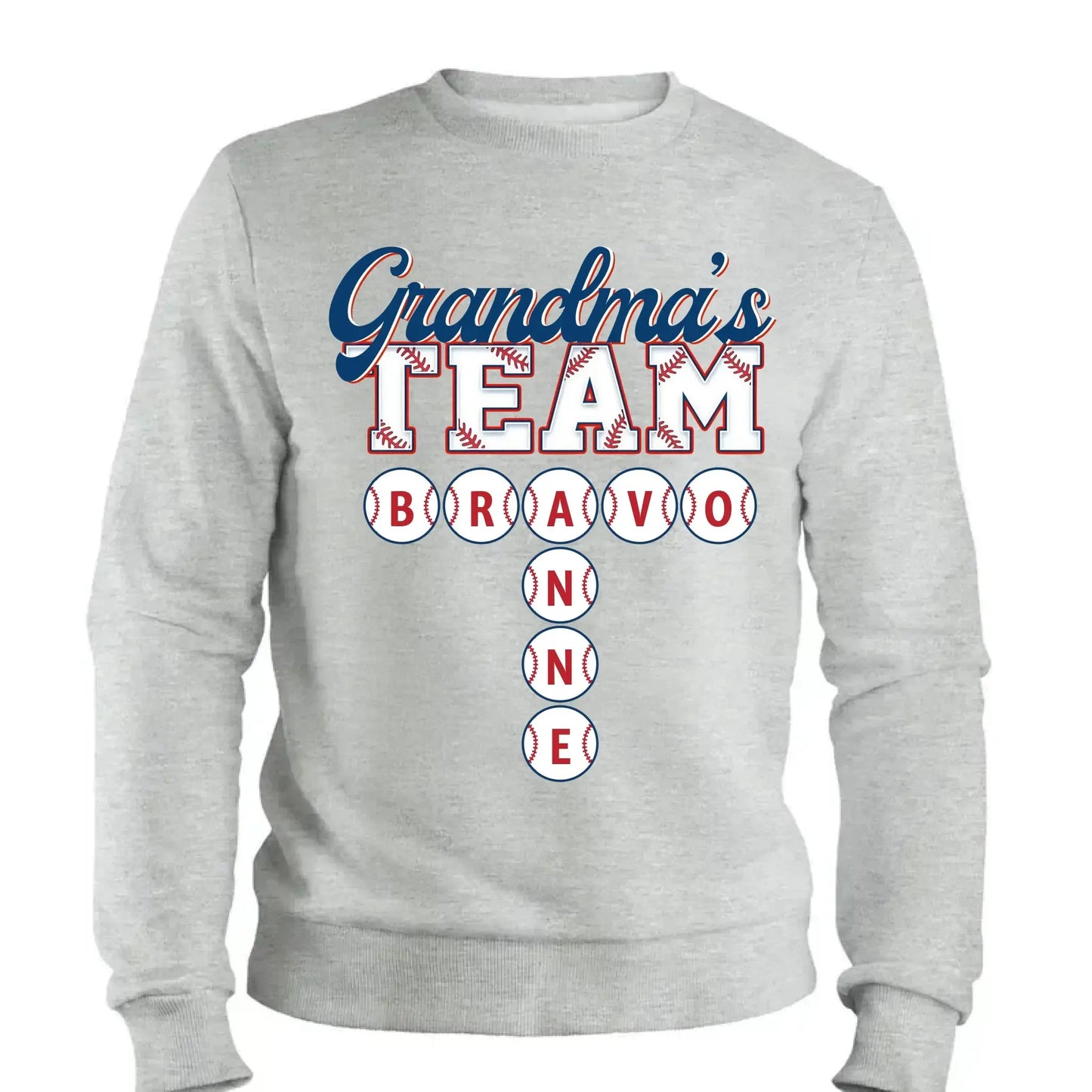 Baseball Grandma's Team Crossword Puzzle Art – Personalized Shirt, Custom Gift for Proud Baseball Grandmas Ezcustomize