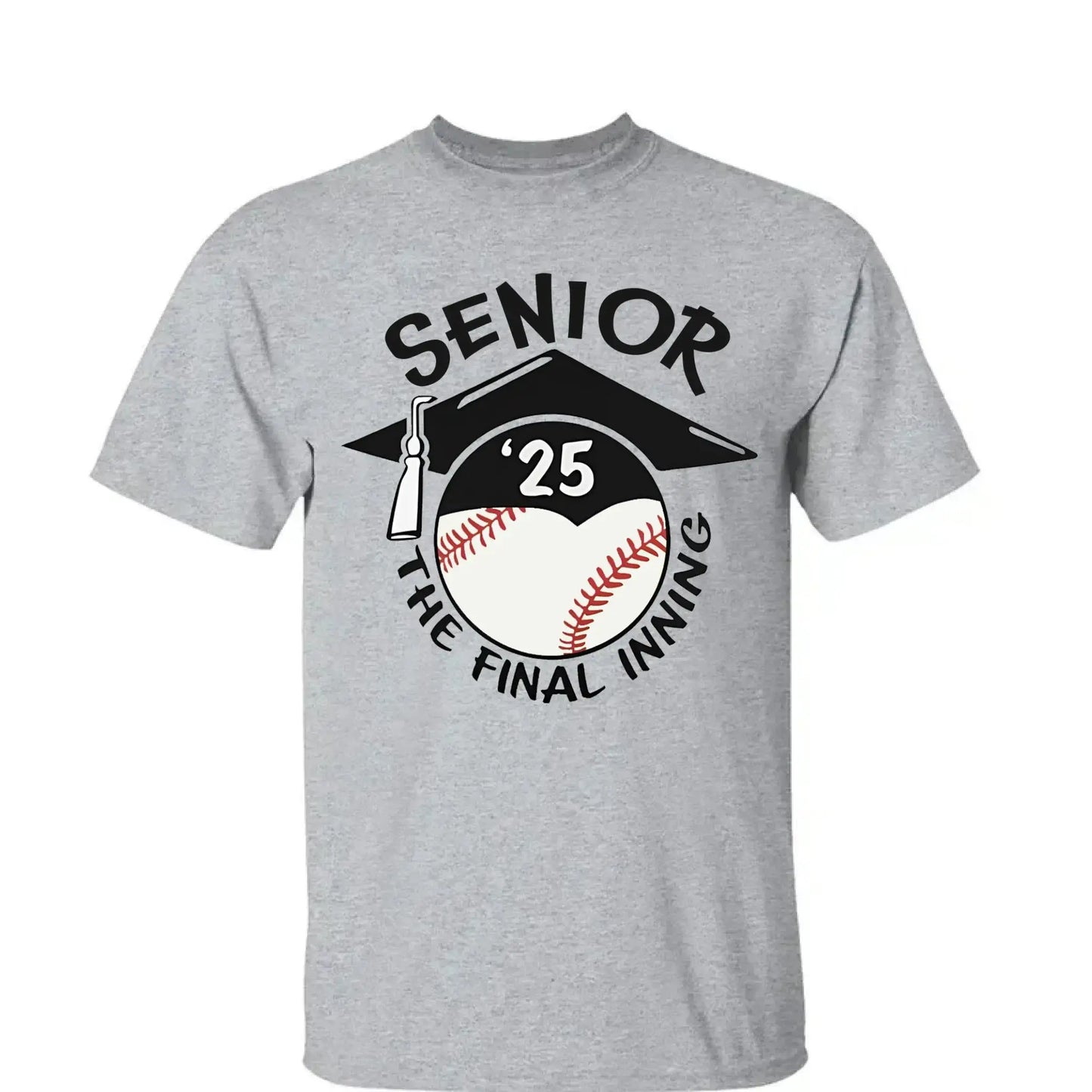 Baseball/Softball Senior 2025 Family Shirt – Personalized T-Shirt – Custom Graduation Gift for Proud Baseball Families Ezcustomize