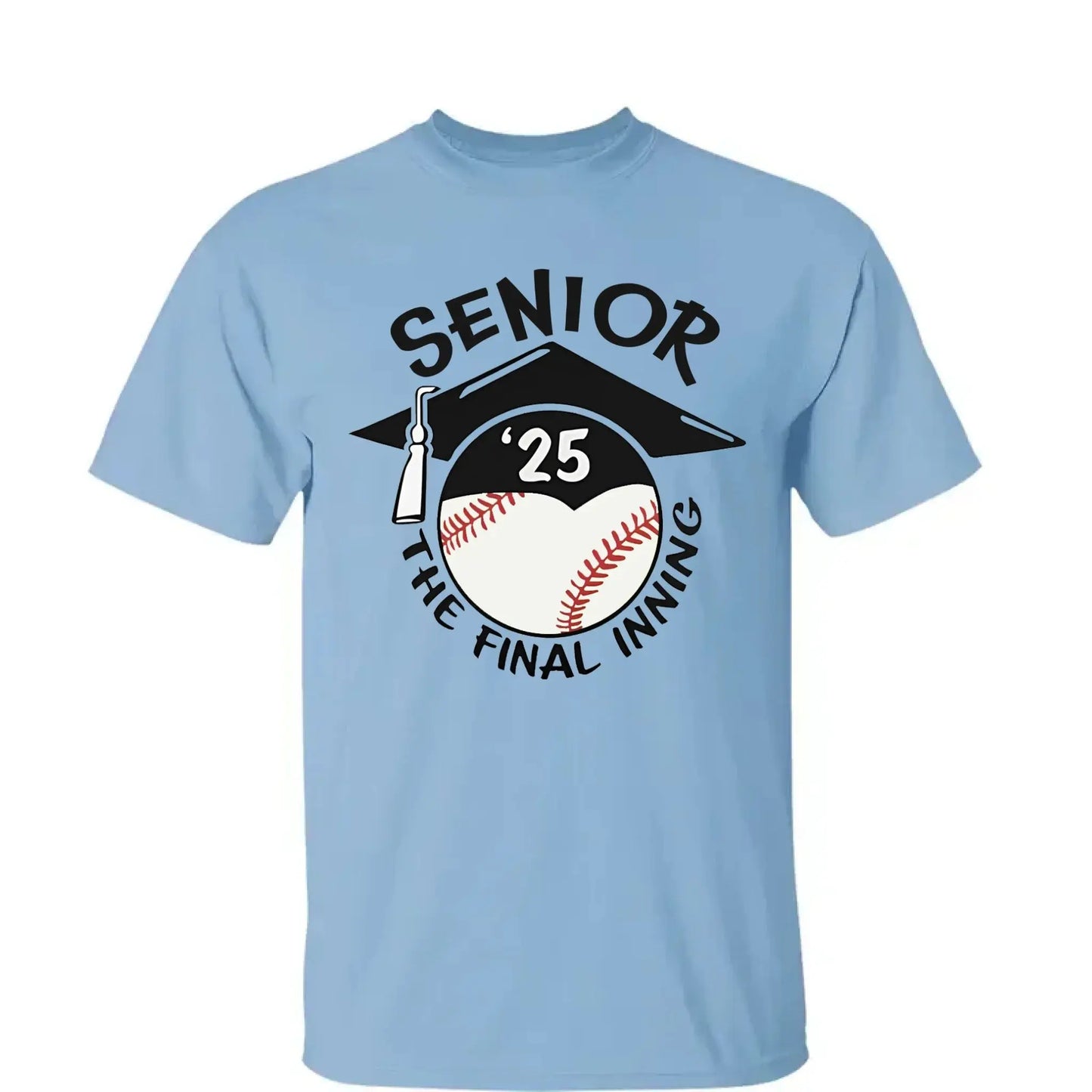 Baseball/Softball Senior 2025 Family Shirt – Personalized T-Shirt – Custom Graduation Gift for Proud Baseball Families Ezcustomize