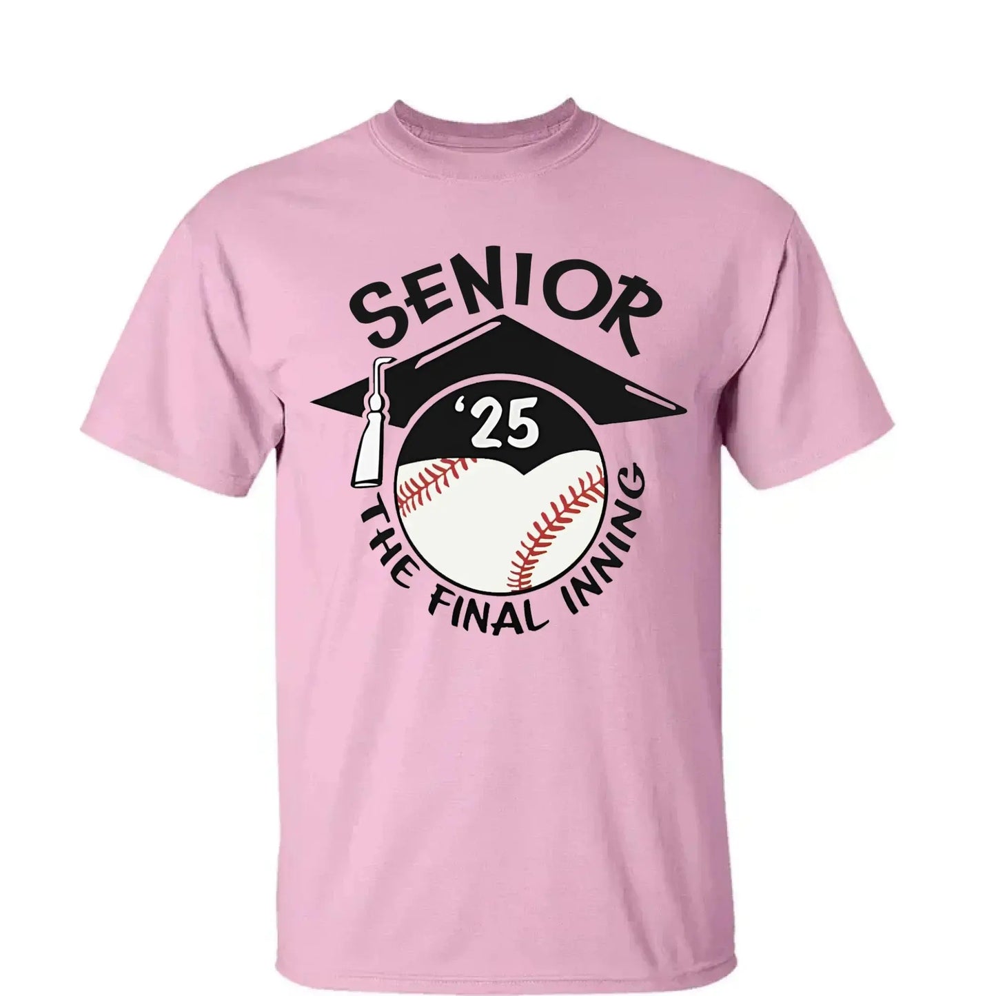 Baseball/Softball Senior 2025 Family Shirt – Personalized T-Shirt – Custom Graduation Gift for Proud Baseball Families Ezcustomize
