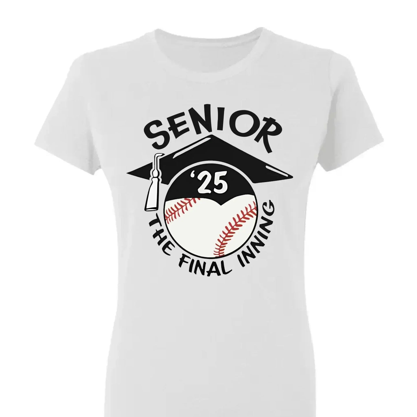 Baseball/Softball Senior 2025 Family Shirt – Personalized T-Shirt – Custom Graduation Gift for Proud Baseball Families Ezcustomize