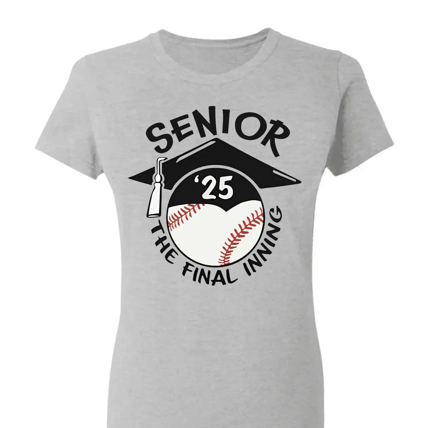 Baseball/Softball Senior 2025 Family Shirt – Personalized T-Shirt – Custom Graduation Gift for Proud Baseball Families Ezcustomize
