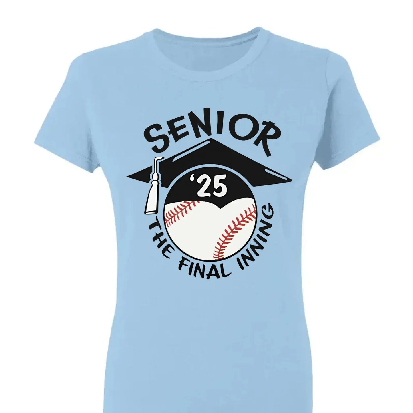 Baseball/Softball Senior 2025 Family Shirt – Personalized T-Shirt – Custom Graduation Gift for Proud Baseball Families Ezcustomize