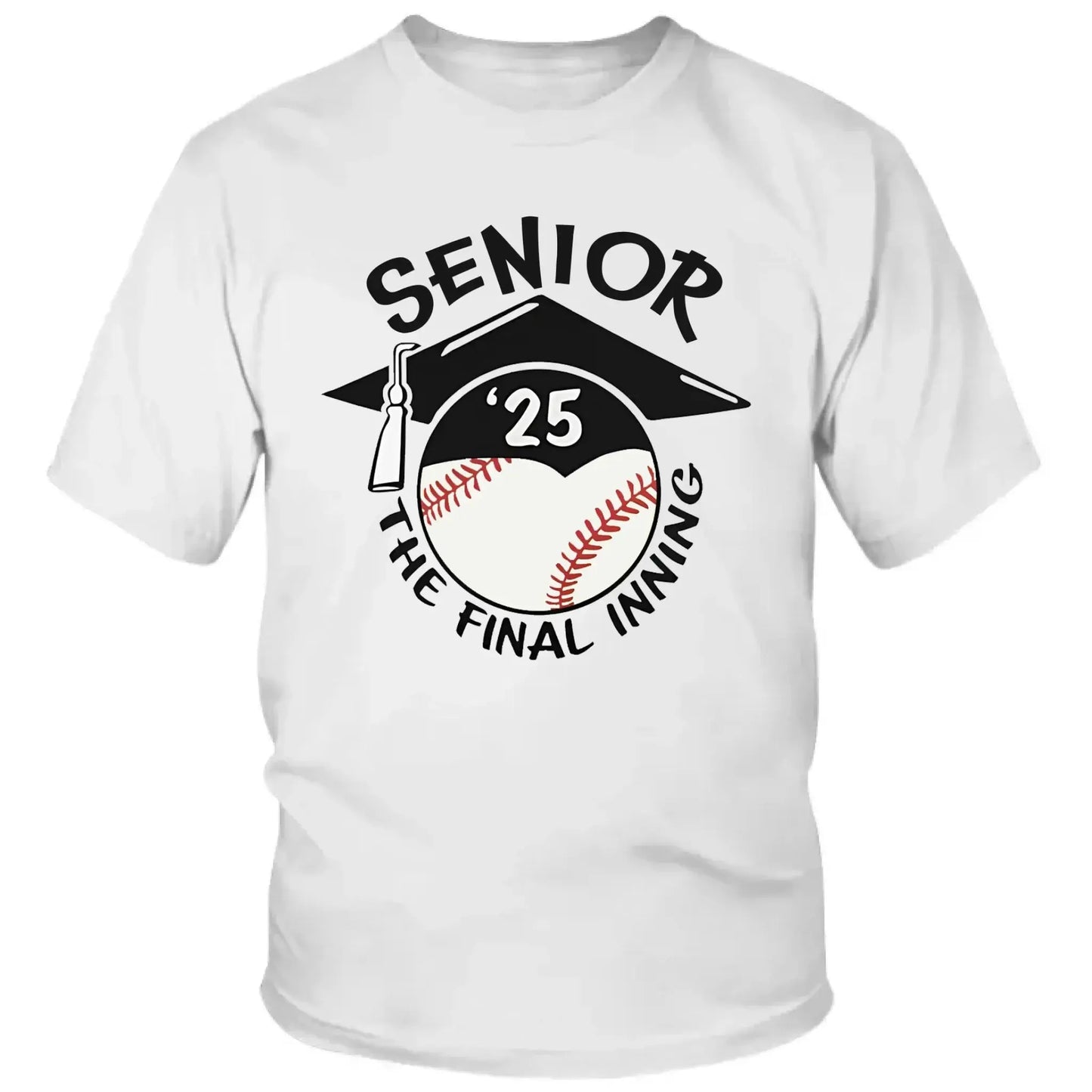 Baseball/Softball Senior 2025 Family Shirt – Personalized T-Shirt – Custom Graduation Gift for Proud Baseball Families Ezcustomize
