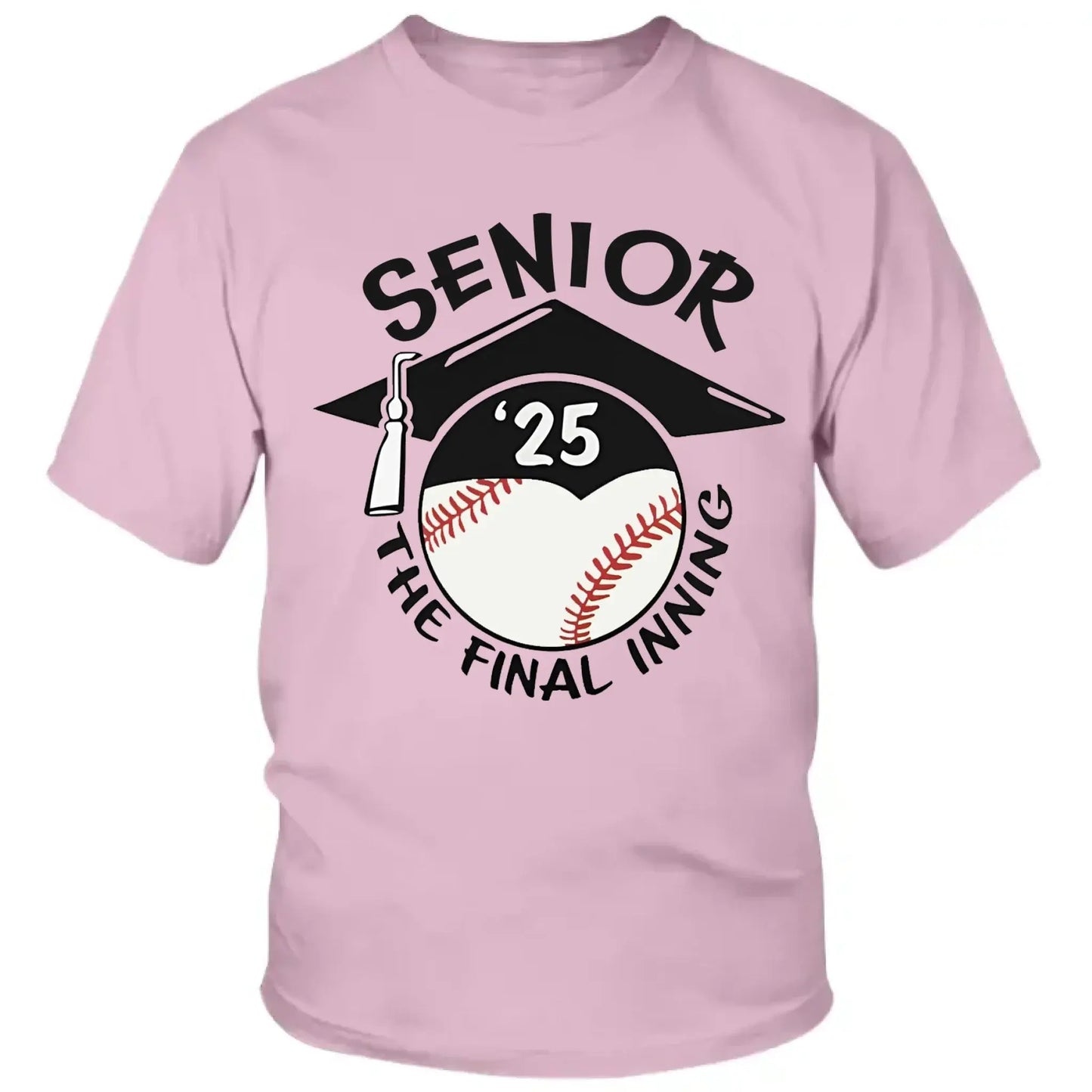 Baseball/Softball Senior 2025 Family Shirt – Personalized T-Shirt – Custom Graduation Gift for Proud Baseball Families Ezcustomize