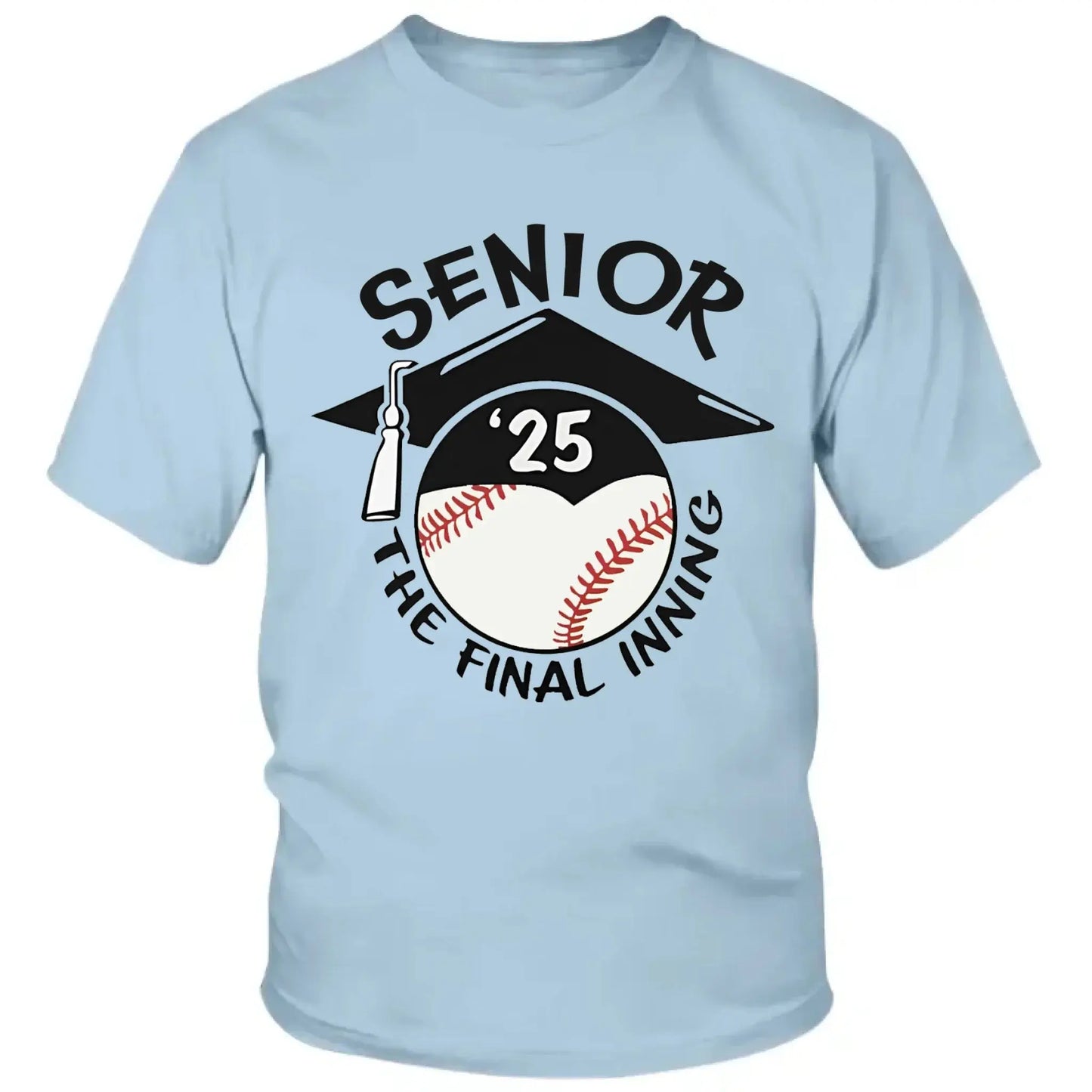 Baseball/Softball Senior 2025 Family Shirt – Personalized T-Shirt – Custom Graduation Gift for Proud Baseball Families Ezcustomize