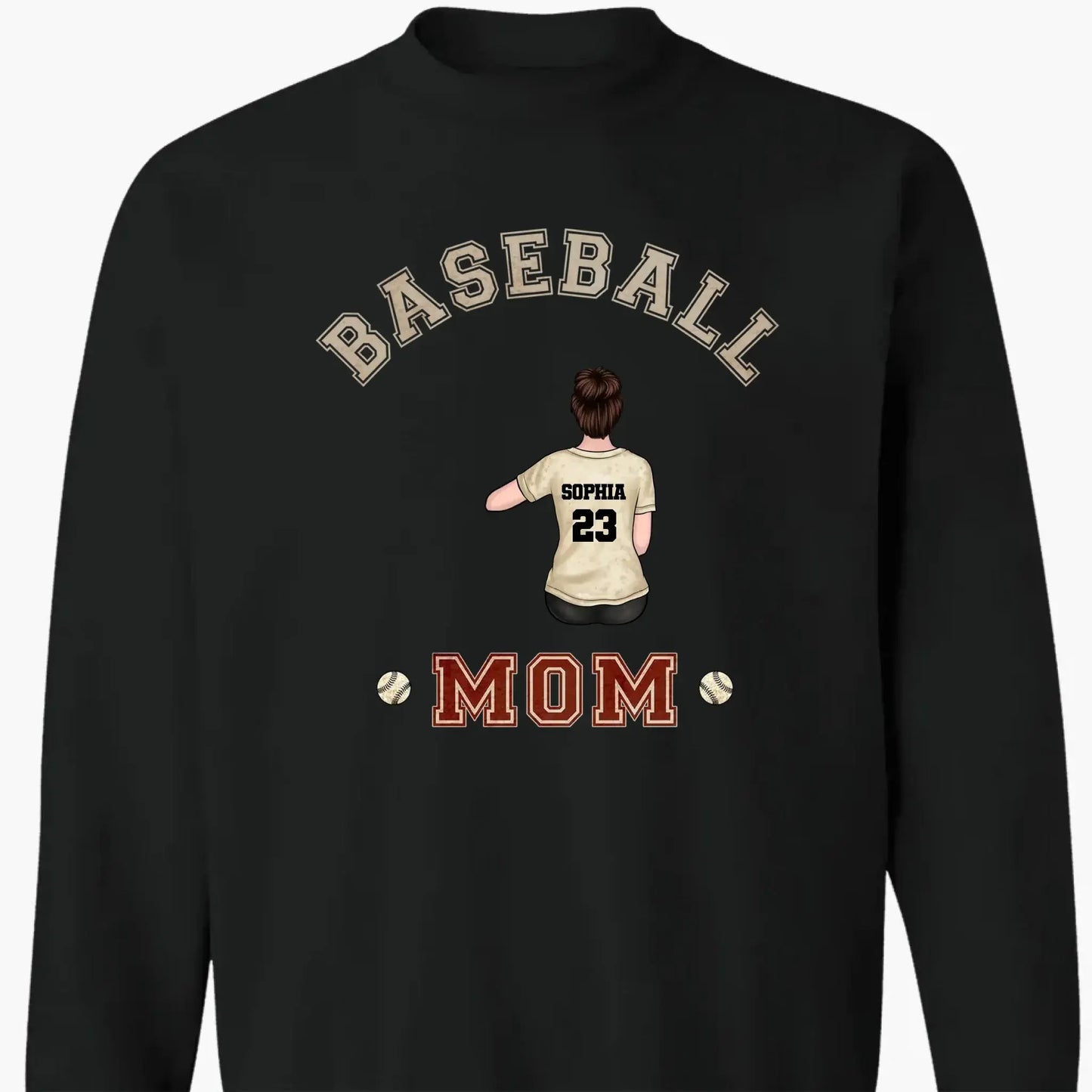 Baseball & Softball Grandma Heart Shirt – Personalized T-Shirt – Custom Sports Shirt for Proud Grandmas on Game Day or Mother’s Day Ezcustomize