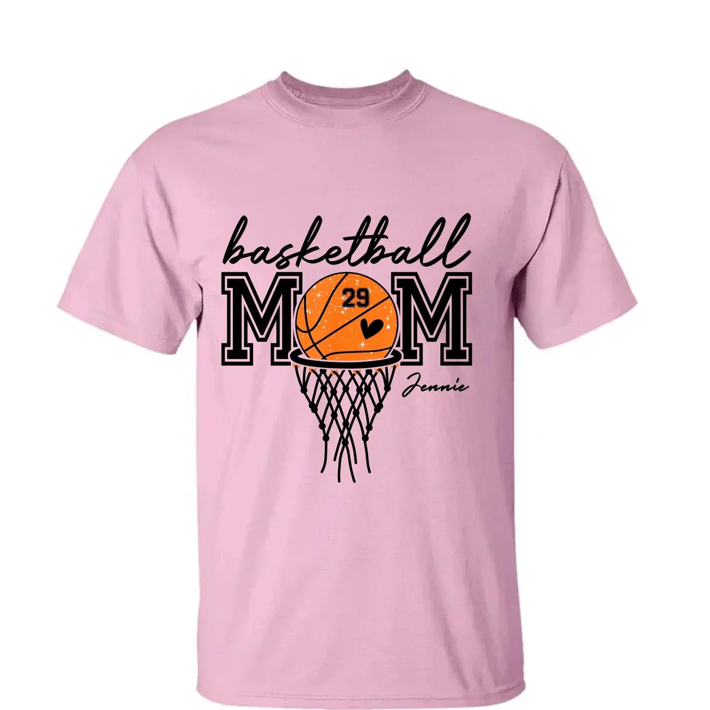Basketball Mom Shirt – Personalized T-Shirt – Custom Gift for Basketball Mom or Dad on Game Day or Special Occasions Ezcustomize