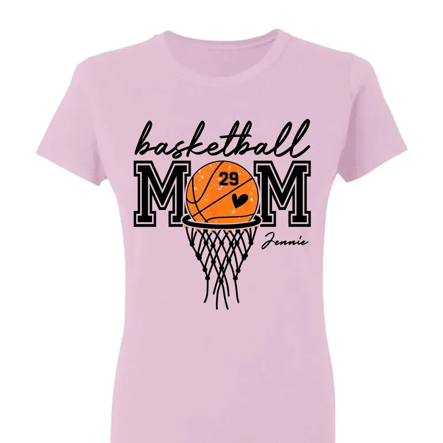 Basketball Mom Shirt – Personalized T-Shirt – Custom Gift for Basketball Mom or Dad on Game Day or Special Occasions Ezcustomize
