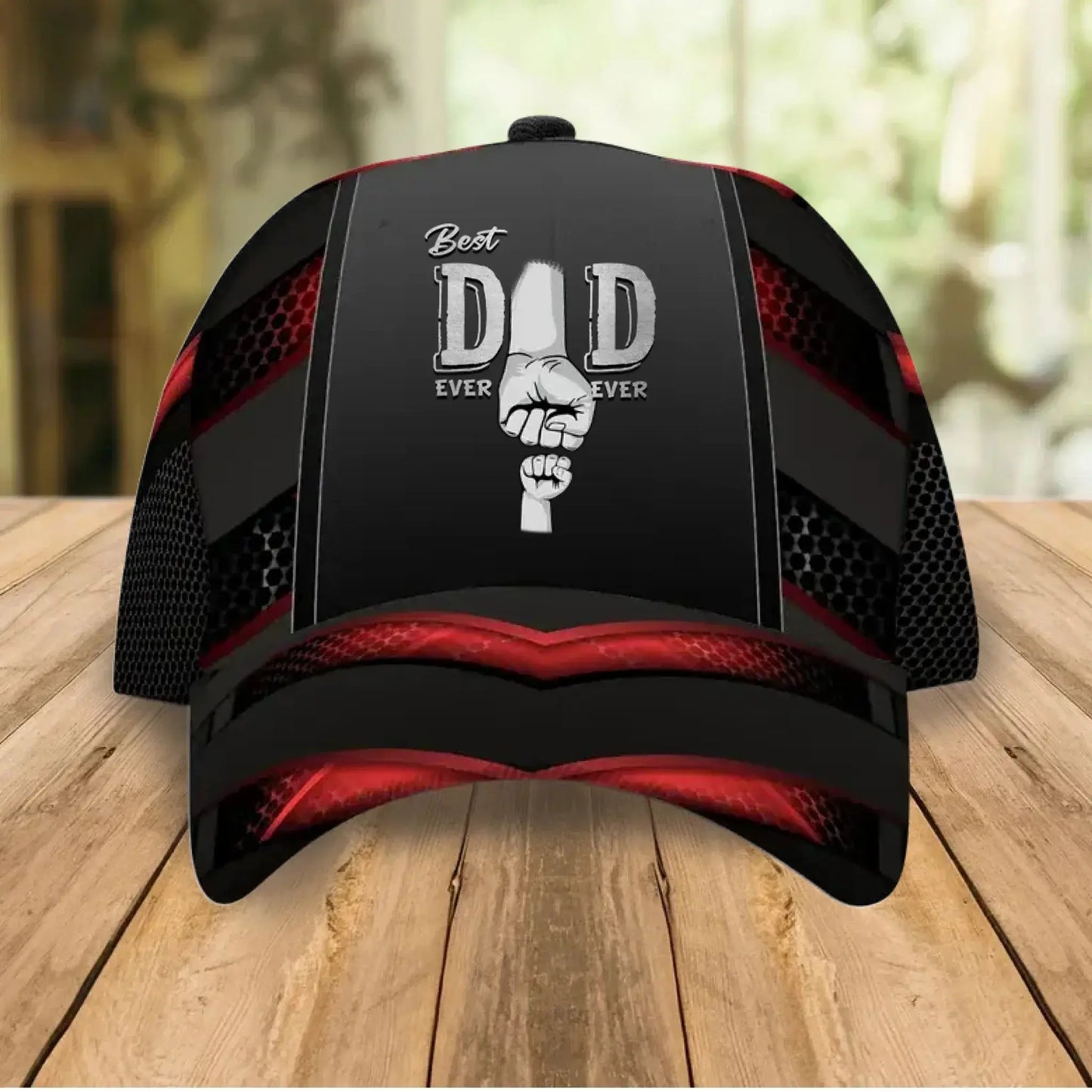 Best Dad Ever Fist Bump Design - Custom "Daddy’s Team" Cap - Perfect Anniversary & Father’s Day Gift Ezcustomize
