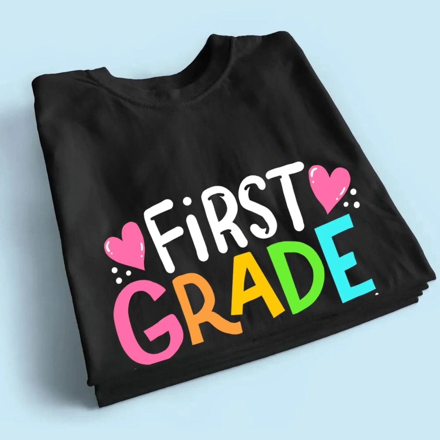 Colorful Back to School Teacher Shirt – Personalized Custom Grade T-Shirt for Kindergarten, Pre-K, 1st–5th Grade, Preschool Ezcustomize