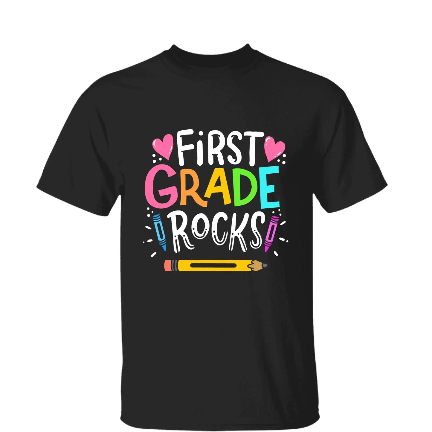 Colorful Back to School Teacher Shirt – Personalized Custom Grade T-Shirt for Kindergarten, Pre-K, 1st–5th Grade, Preschool Ezcustomize