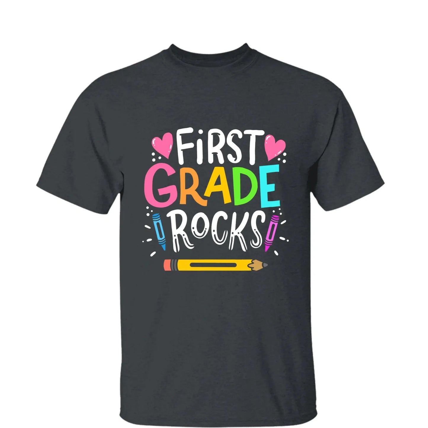 Colorful Back to School Teacher Shirt – Personalized Custom Grade T-Shirt for Kindergarten, Pre-K, 1st–5th Grade, Preschool Ezcustomize