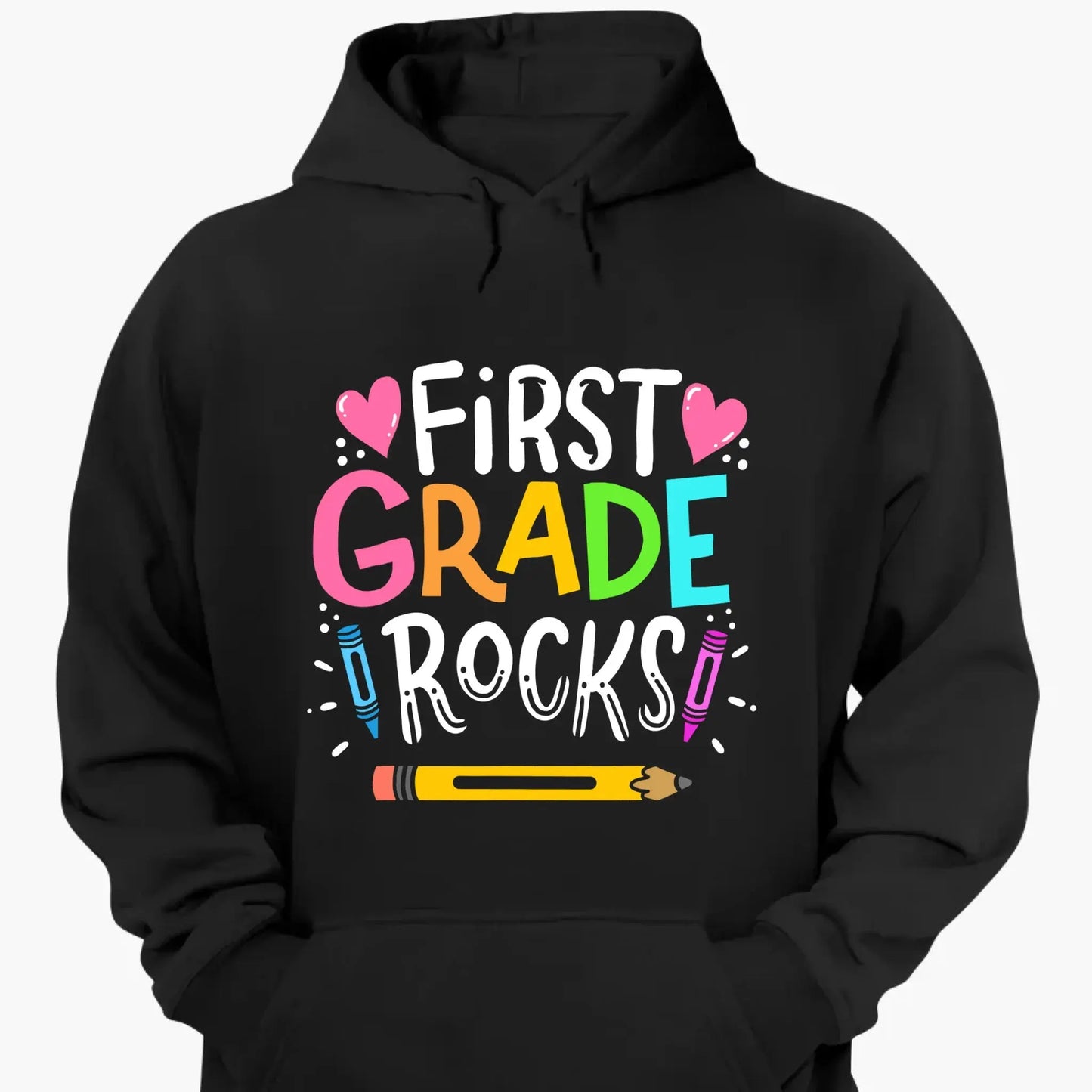 Colorful Back to School Teacher Shirt – Personalized Custom Grade T-Shirt for Kindergarten, Pre-K, 1st–5th Grade, Preschool Ezcustomize