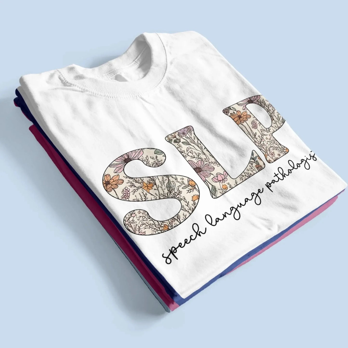 Custom Floral Teacher Shirt with Name – Personalized Back to School Shirt for Grade Level, Subject, or Teacher Name Ezcustomize