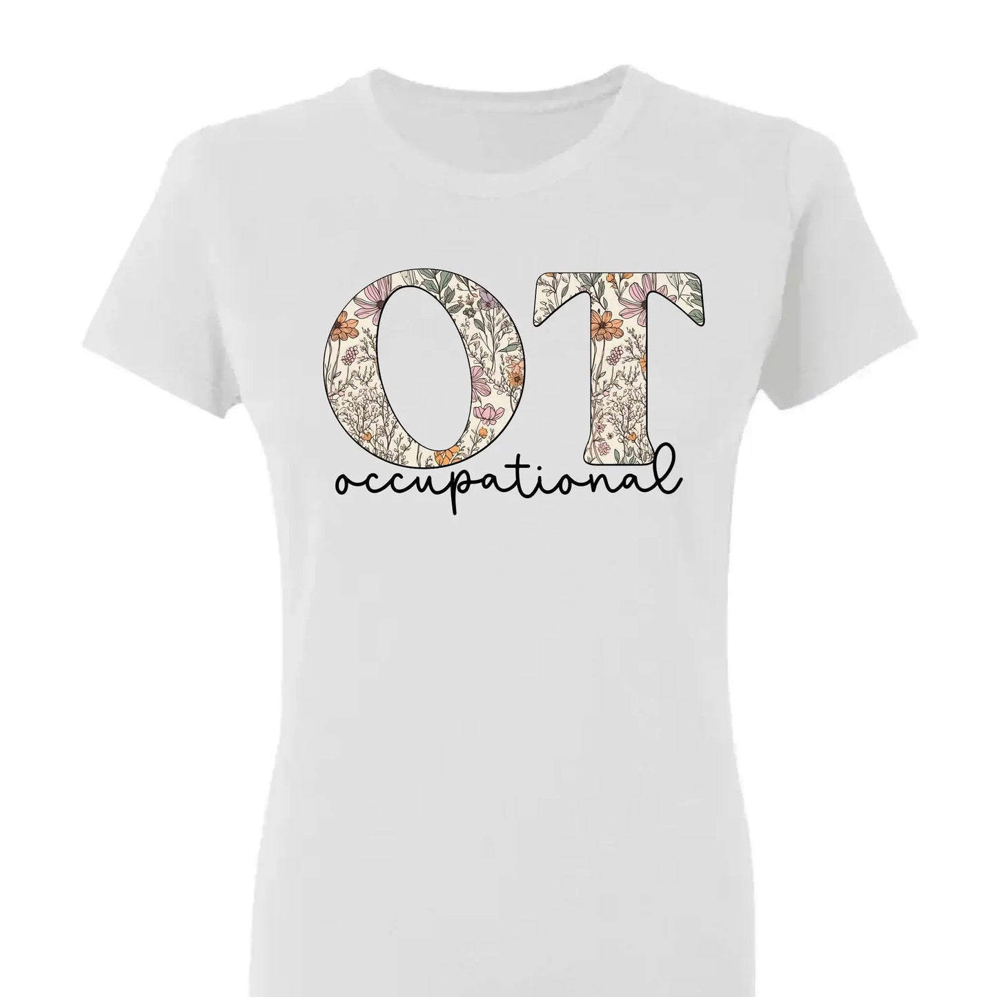 Custom Floral Teacher Shirt with Name – Personalized Back to School Shirt for Grade Level, Subject, or Teacher Name Ezcustomize
