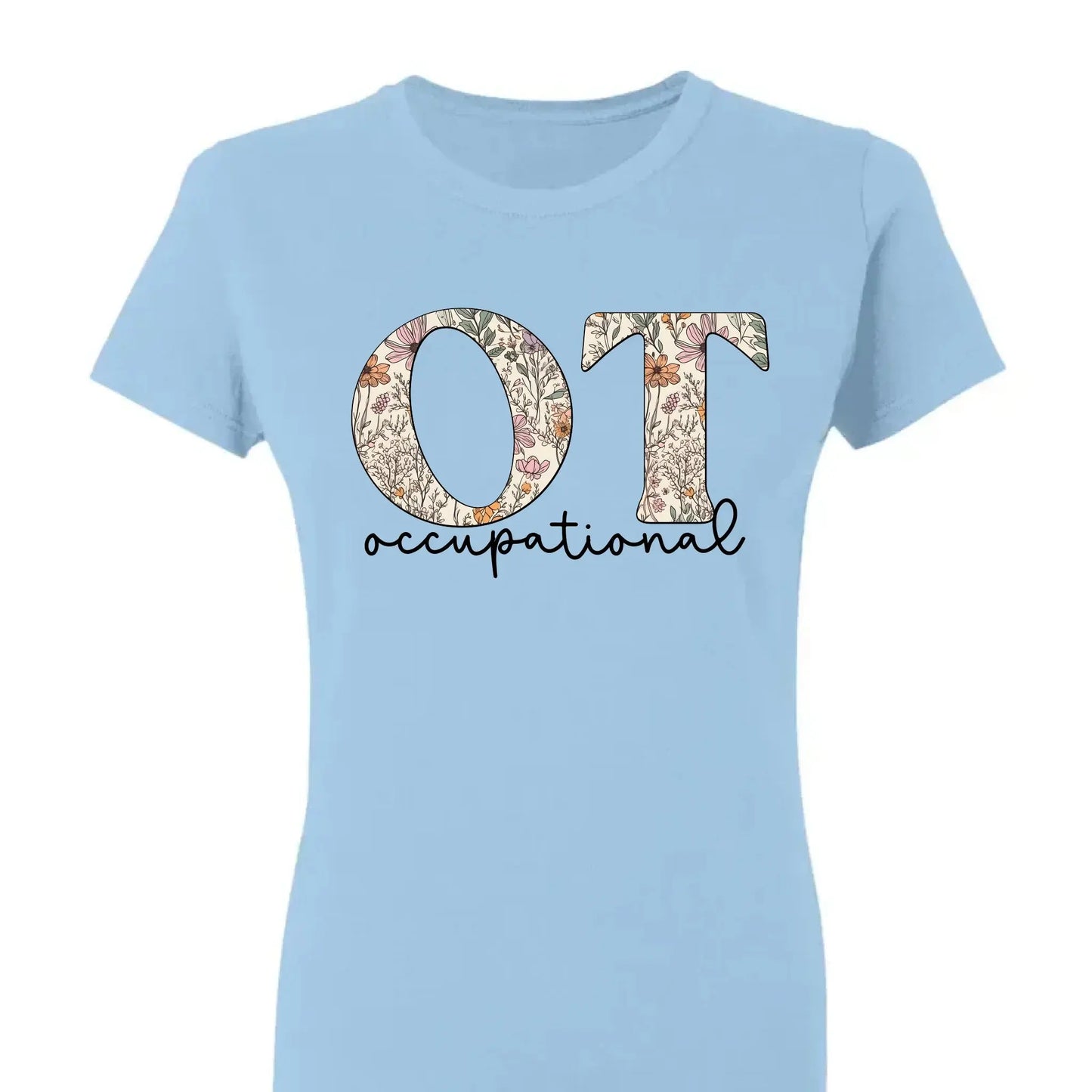 Custom Floral Teacher Shirt with Name – Personalized Back to School Shirt for Grade Level, Subject, or Teacher Name Ezcustomize